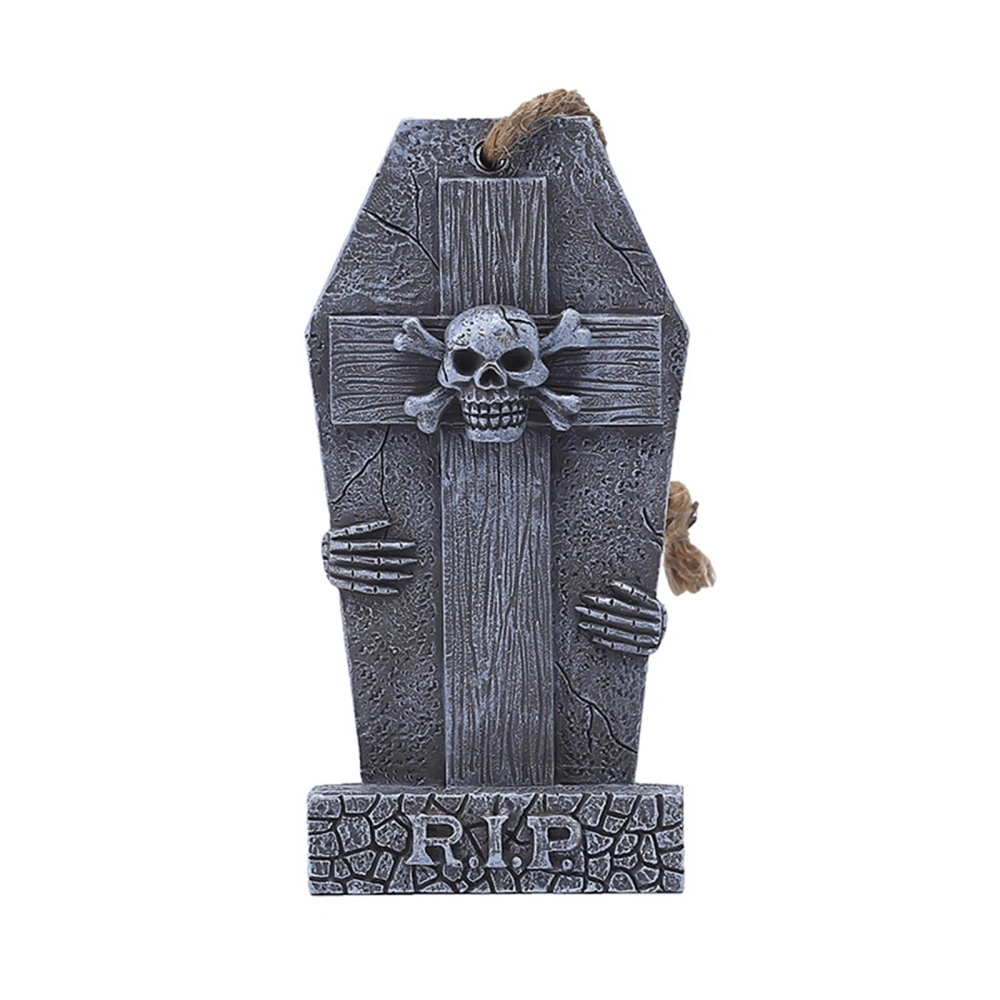 Halloween Tombstone Decoration Gothic Gravestone Hanging Decor 