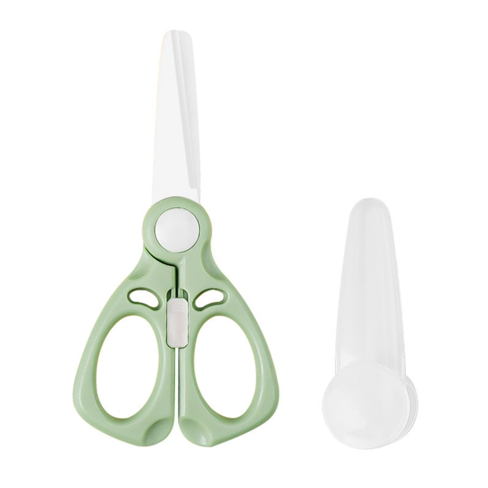 Baby Food Scissors Noodles Vegetables Scissors Shears with Safety Lock