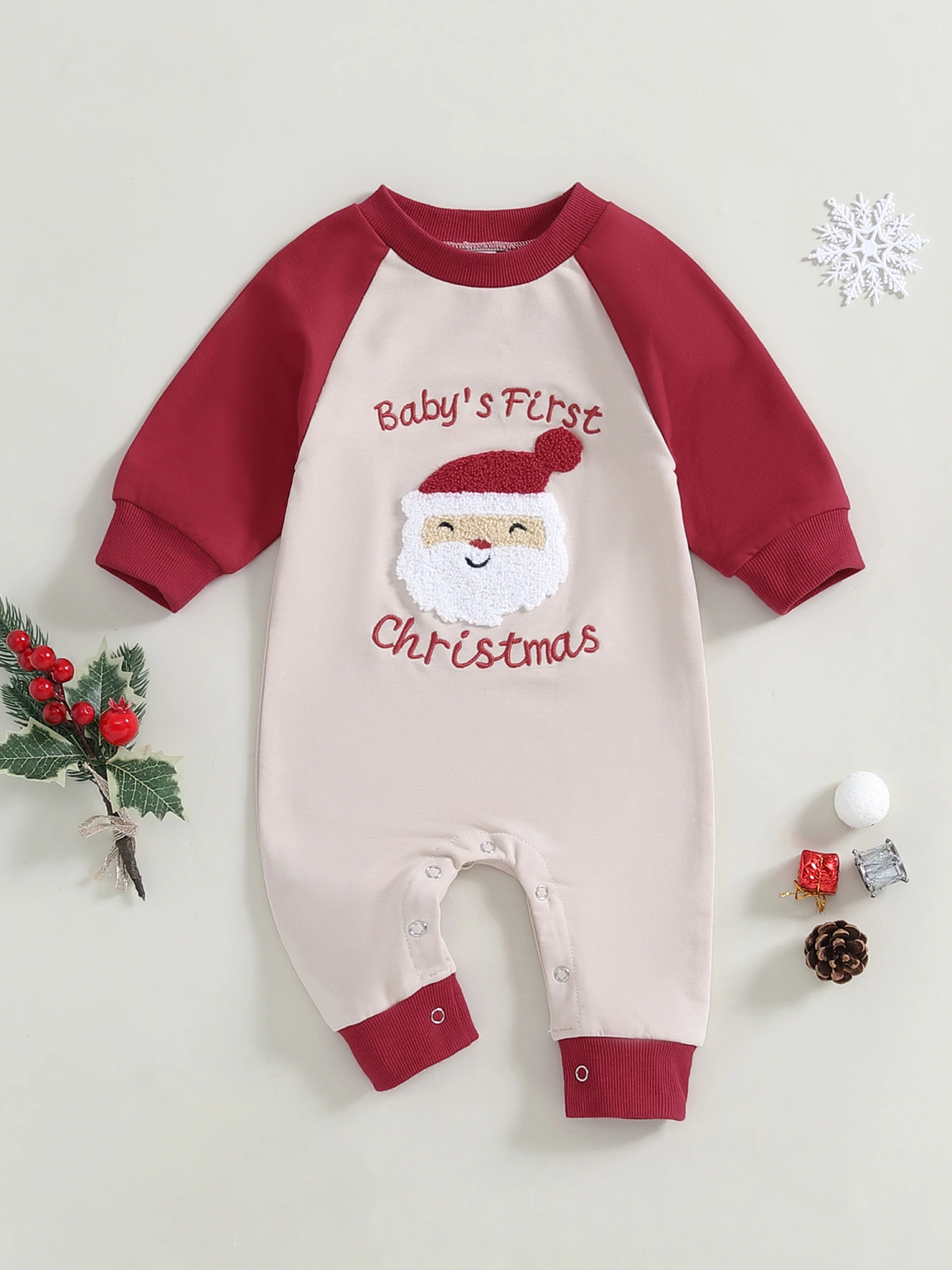 Baby Girls Boys Sweatshirts Rompers Christmas Clothes Fall Bodysuits