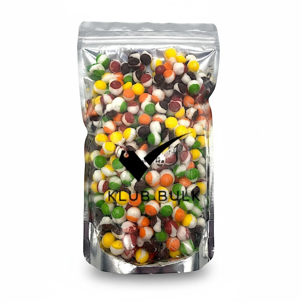 Klub Bulk Premium Freeze Dried Candy Crunchy Comets-1 lb Fruity Crispy Crunch Candy Popping into a Unique Shape Bursting With Flavors.Delicious Candy Freeze Dried for Ultimate Freshness(16 oz)