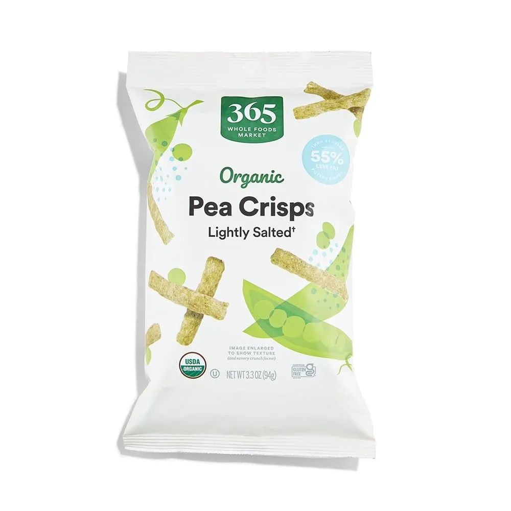 365 by Whole Foods Market, Crisp Pea Lightly Salted Organic, 3.3 Ounce