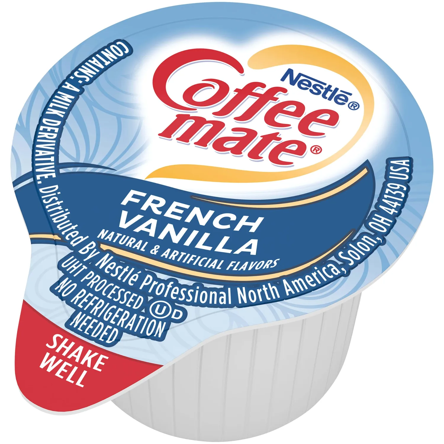 Nestle Coffee Mate Coffee Creamer, French Vanilla, Liquid Creamer Singles, Non Dairy, No Refrigeration, Box of 180 (Pack of 2)