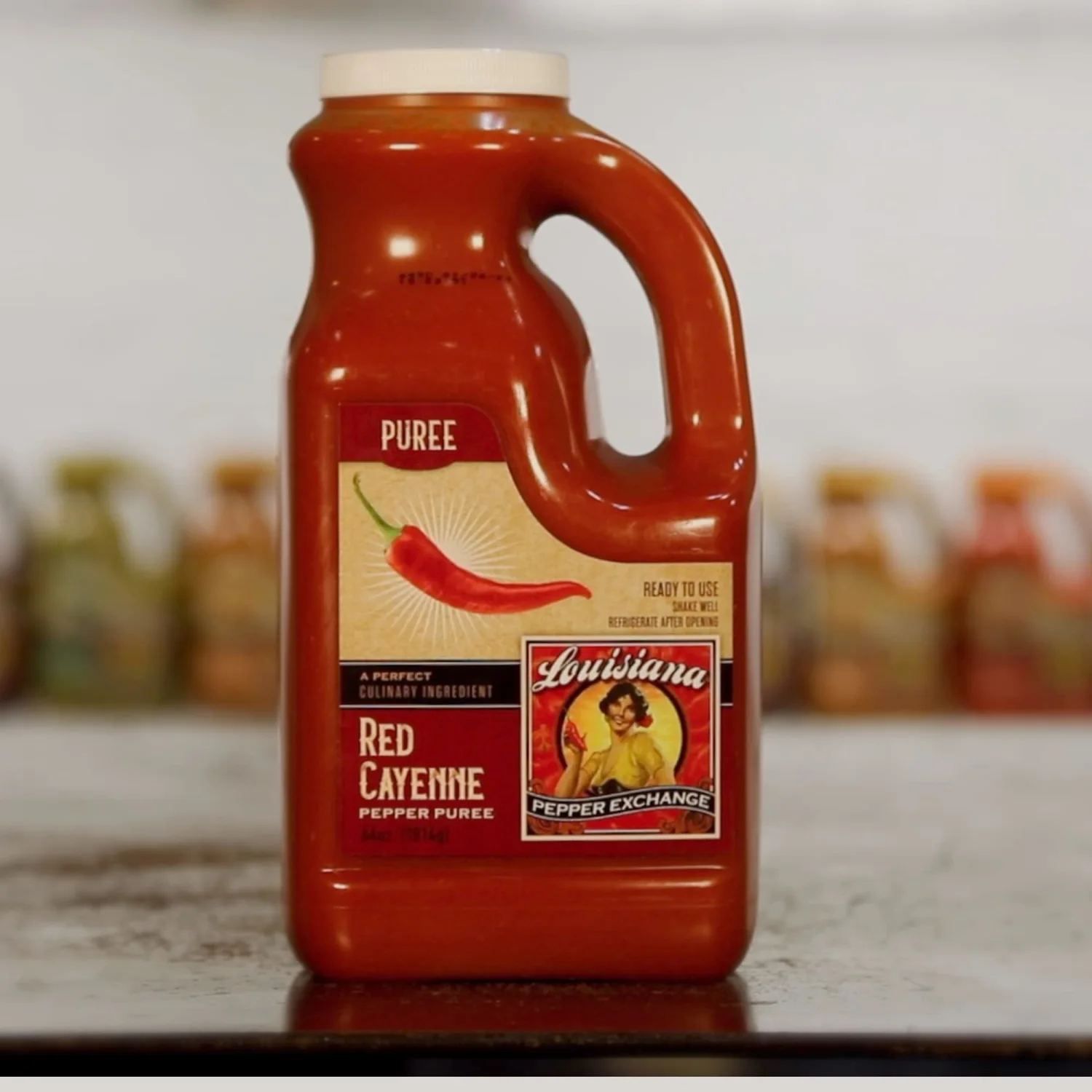 Cayenne Pepper – Louisiana Pepper Exchange – Fresh Pepper Replacement. Save Time and Money in the Kitchen, No More Food Waste. 64 Ounces, Perfect for Professional Chefs and Kitchens, Food Trucks, Catering, and Big Parties. Great for Seafood, Shrimp, and Crab Boils – Spice, Heat and Authentic Pepper Flavor