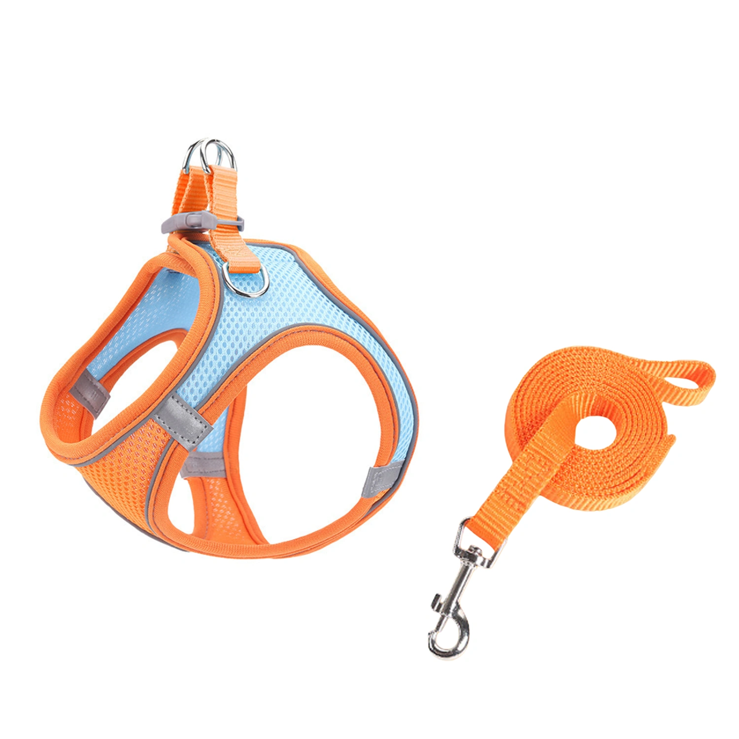 Pet Harness and Leash, Escape-proof Harness Adjustable Traction Rope