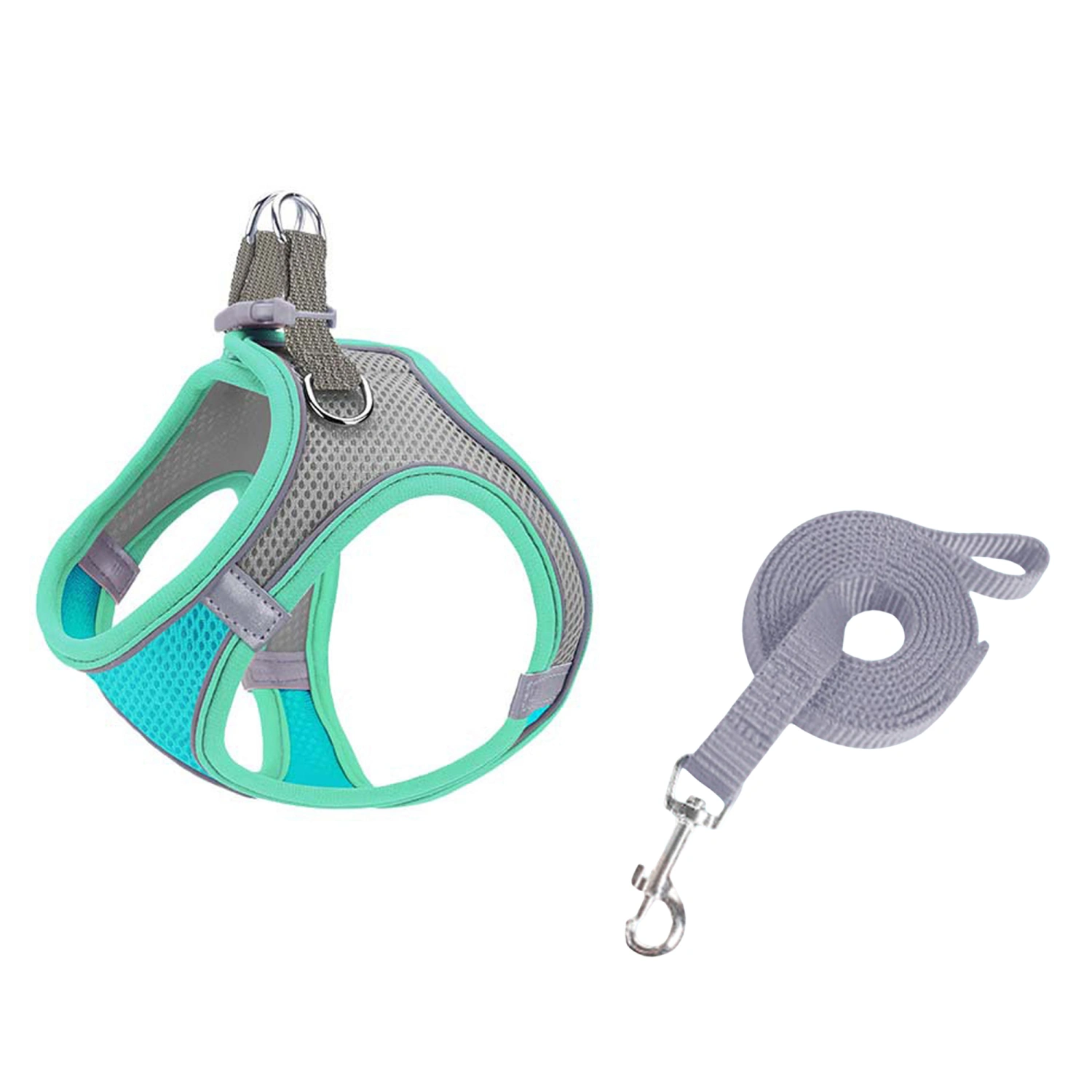 Pet Harness and Leash, Escape-proof Harness Adjustable Traction Rope