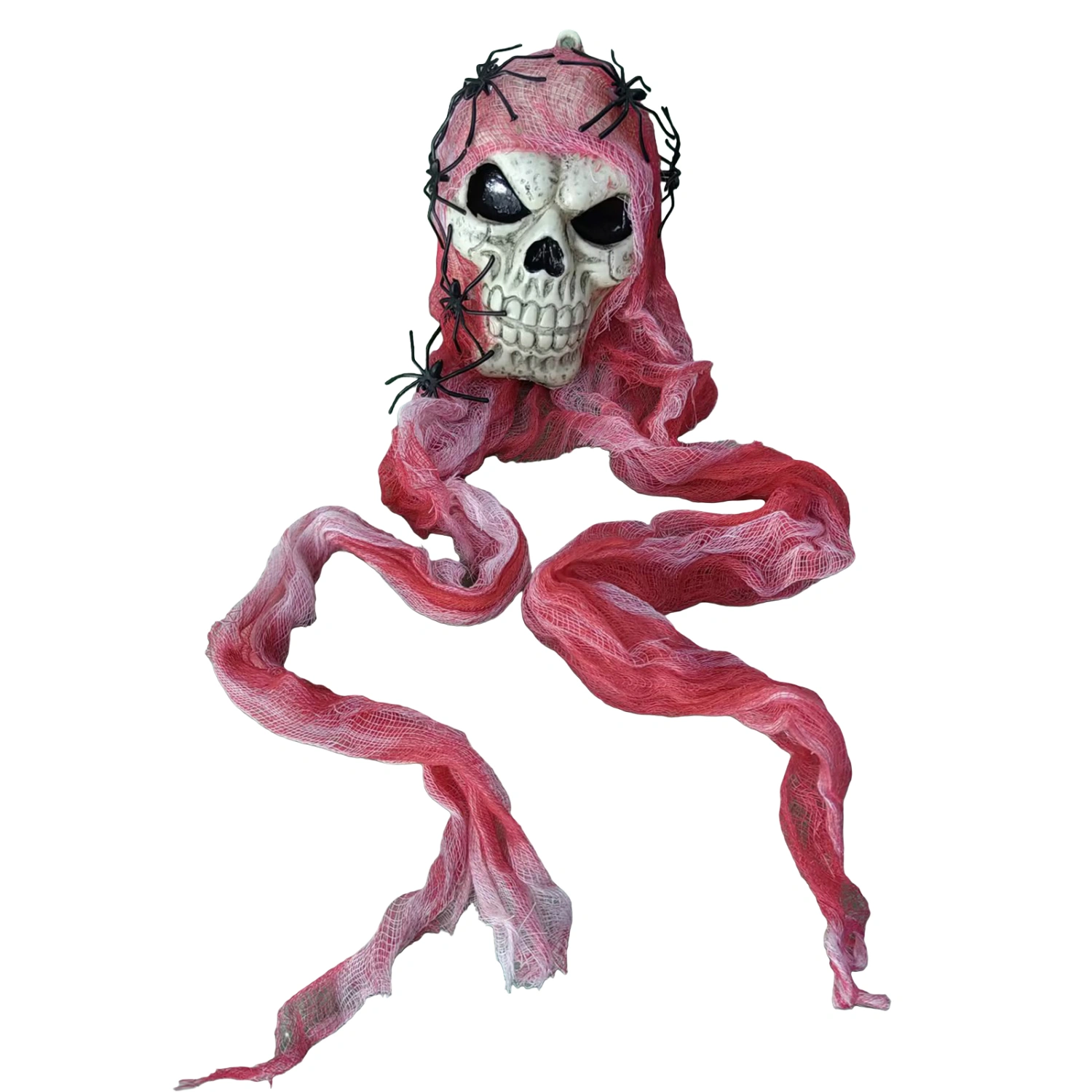 Halloween Decoration Props, Scary Hanging Skull Head for Halloween