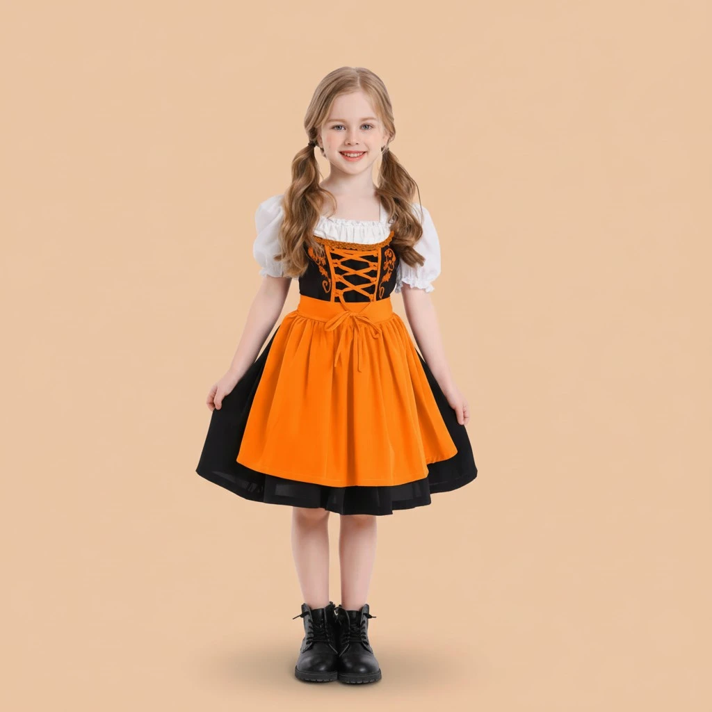Octoberfest Costume for Girls Beer Festival German Dirndl Dress
