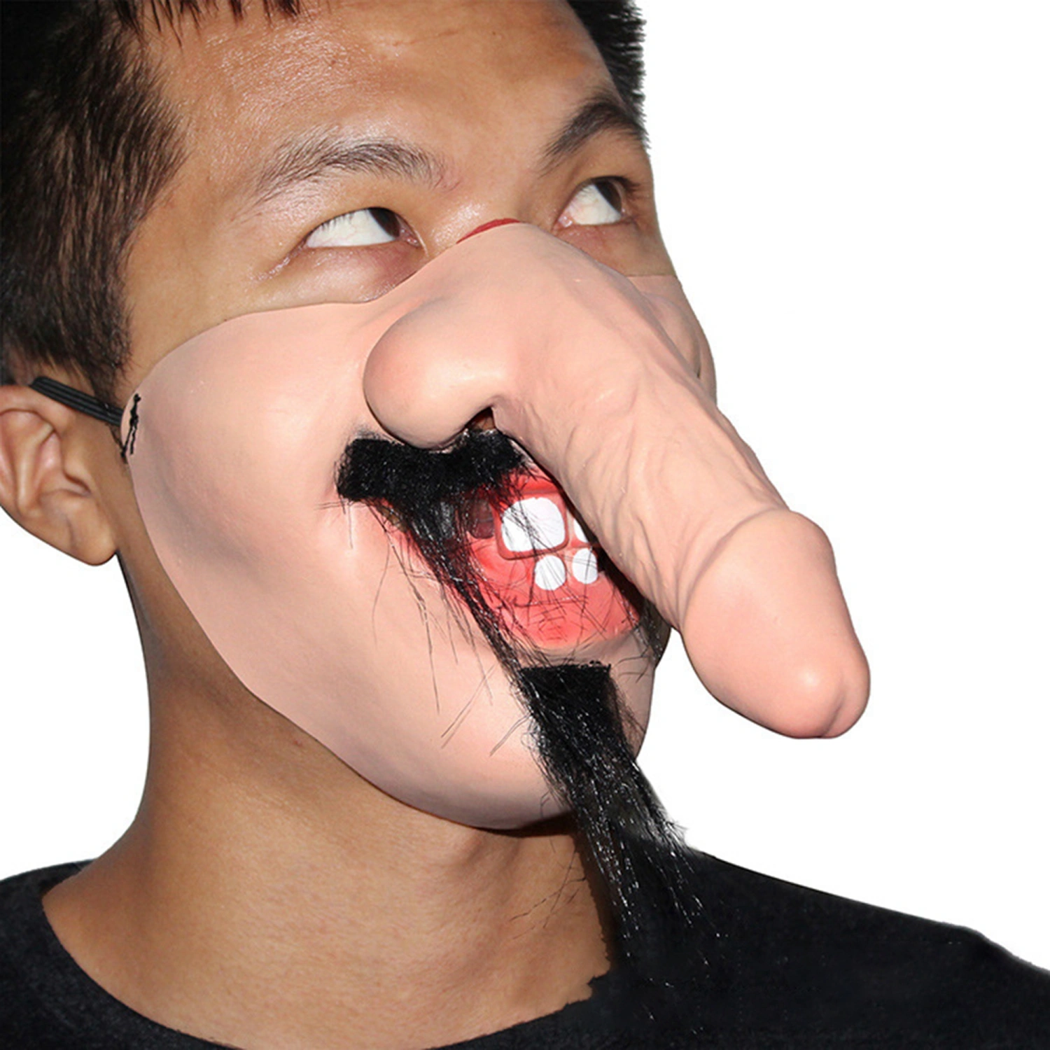 Halloween Headwear Creepy Big Nose Face Covering Funny Props
