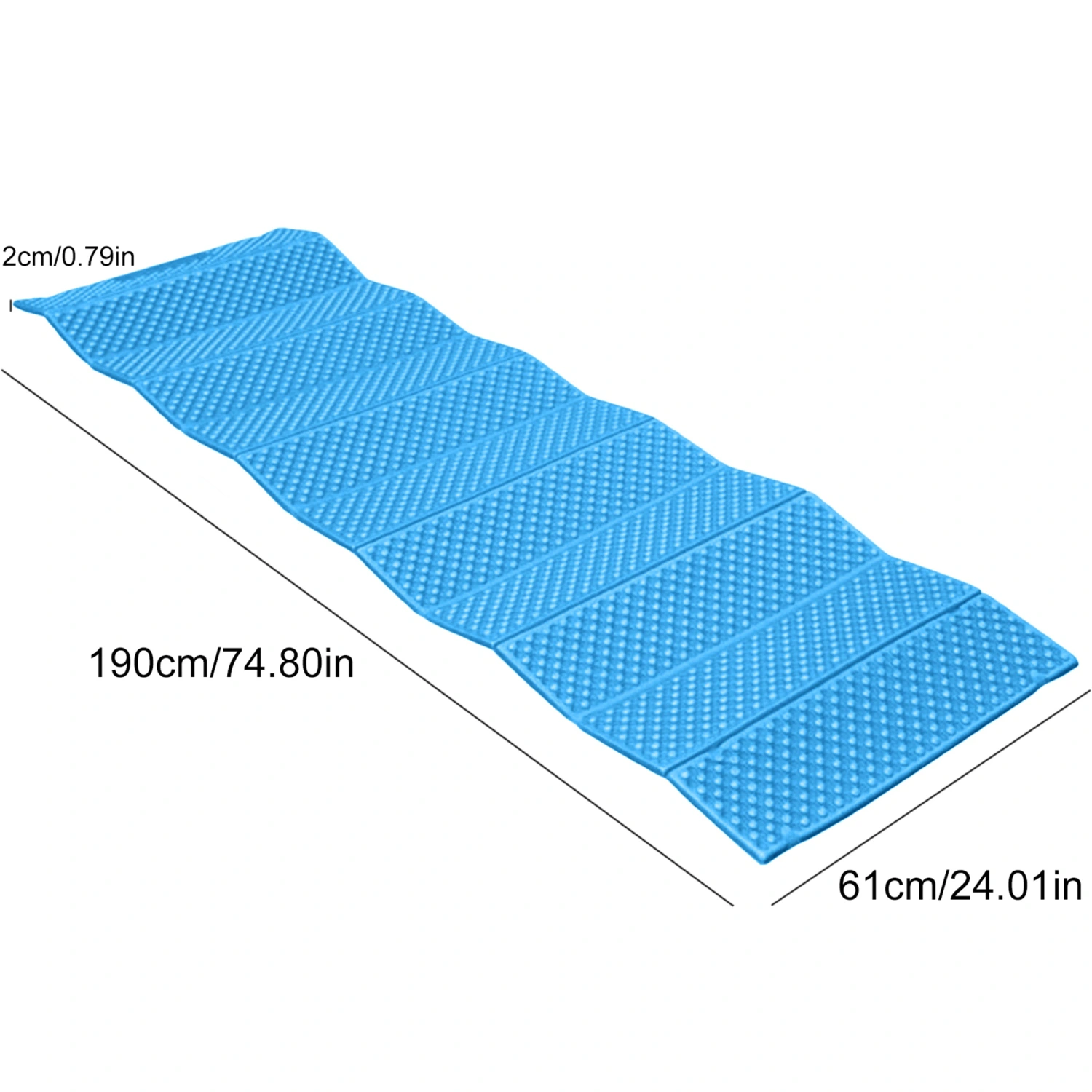Moisture-Proof Foldable Sleeping Pad Sleeping Mat for Hiking