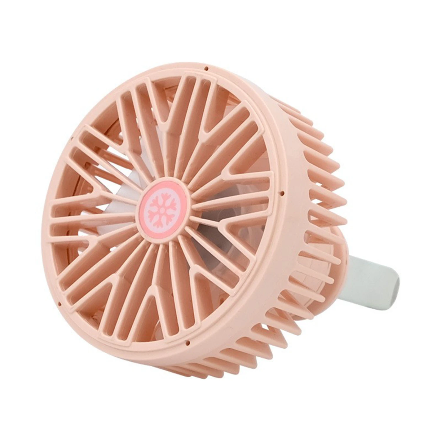 Car Vent Fan with Light USB Fan 360 Degrees Rotatable Vehicle Fan