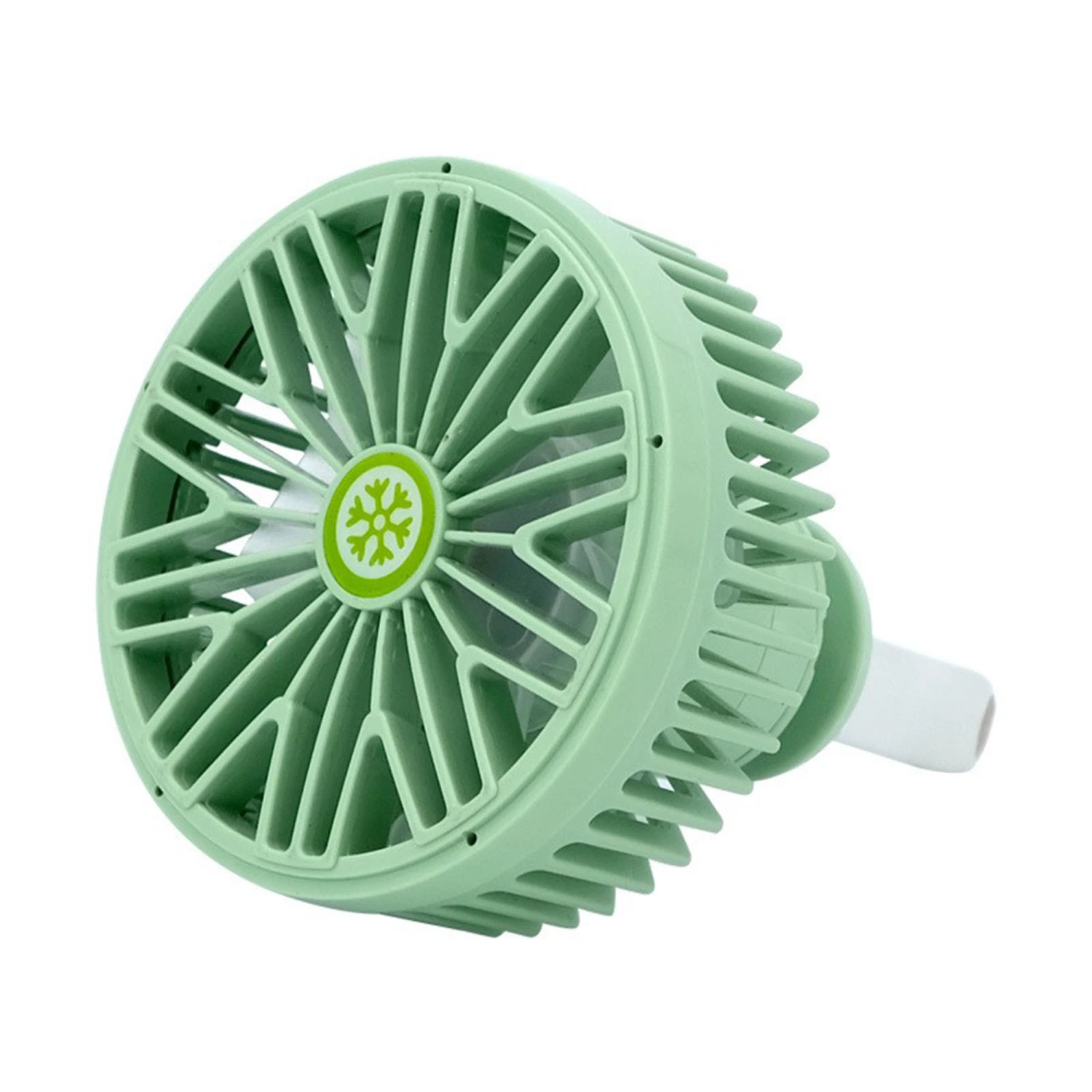 Car Vent Fan with Light USB Fan 360 Degrees Rotatable Vehicle Fan