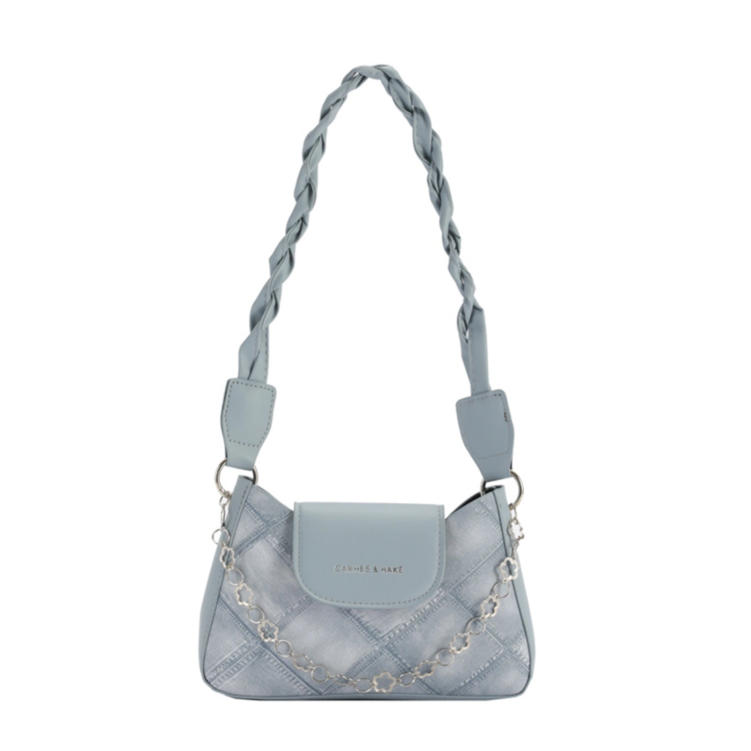 Women Fashion Shoulder Bag Flap Handbag Lightweight Clutch Purse
