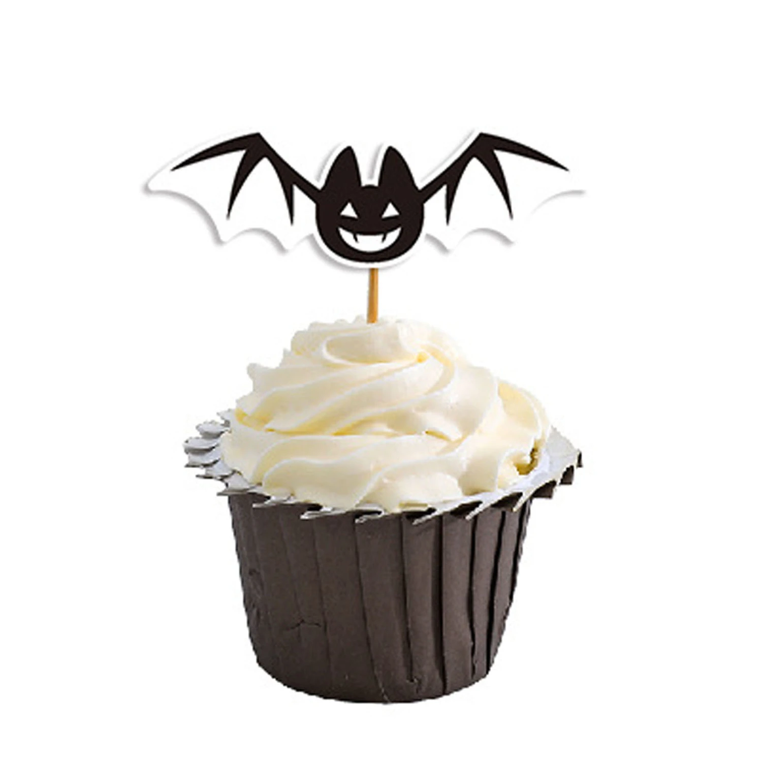 8 Pcs Halloween Cake Toppers Tombstone Bat Cake Decoration Party Decor
