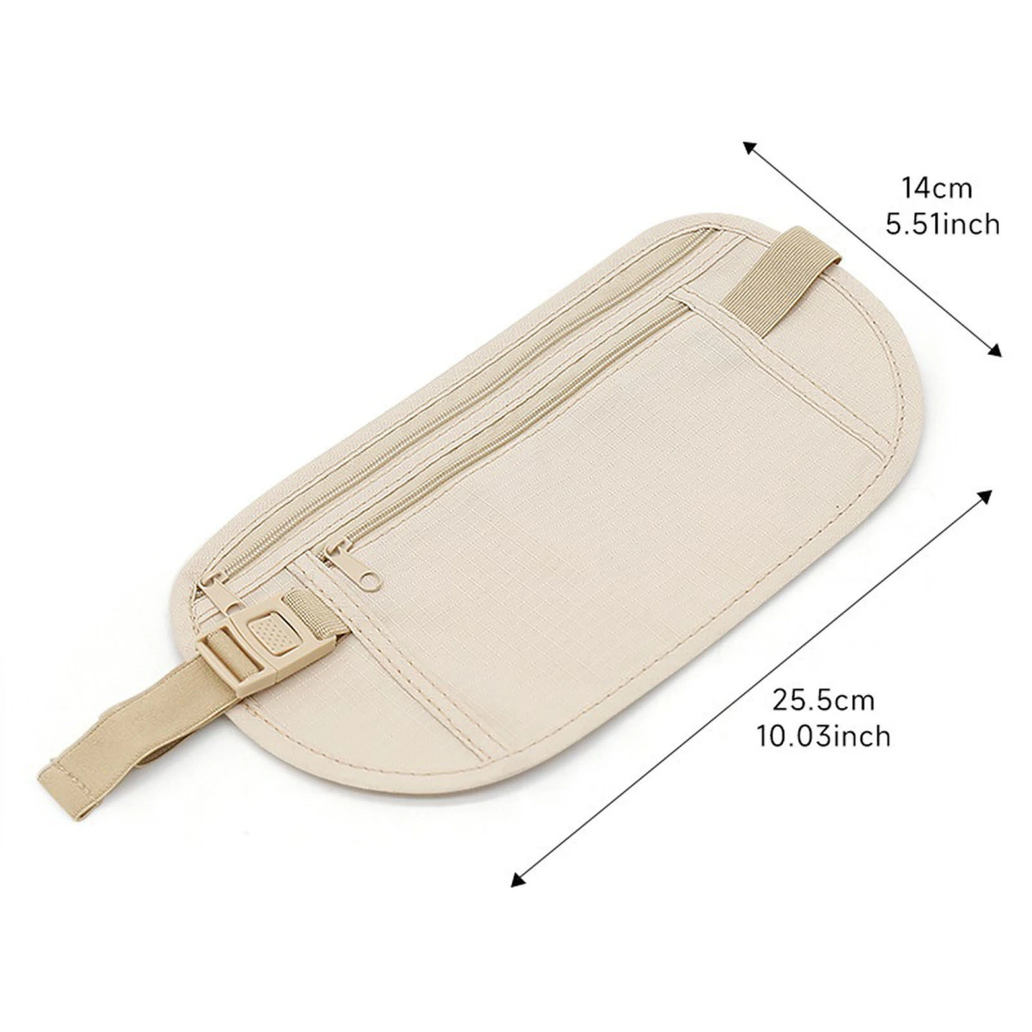 Women Men Sports Fanny Pack, Adjustable Waterproof Waist Bag