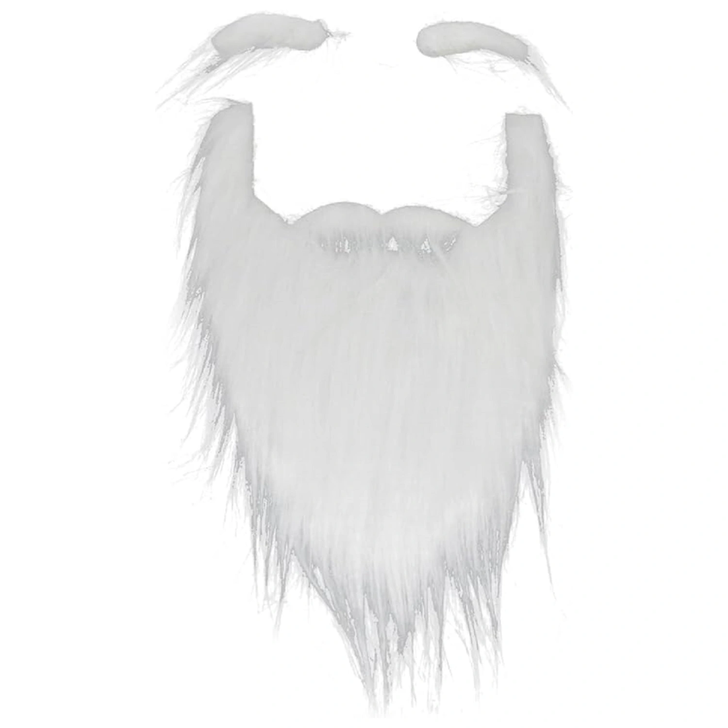 Santa Beard and Eyebrows White Fake Beard Eyebrow Costume Accessories