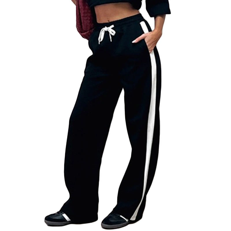 Women Elastic Jogger Sweatpants Workout Running Pants with Pockets