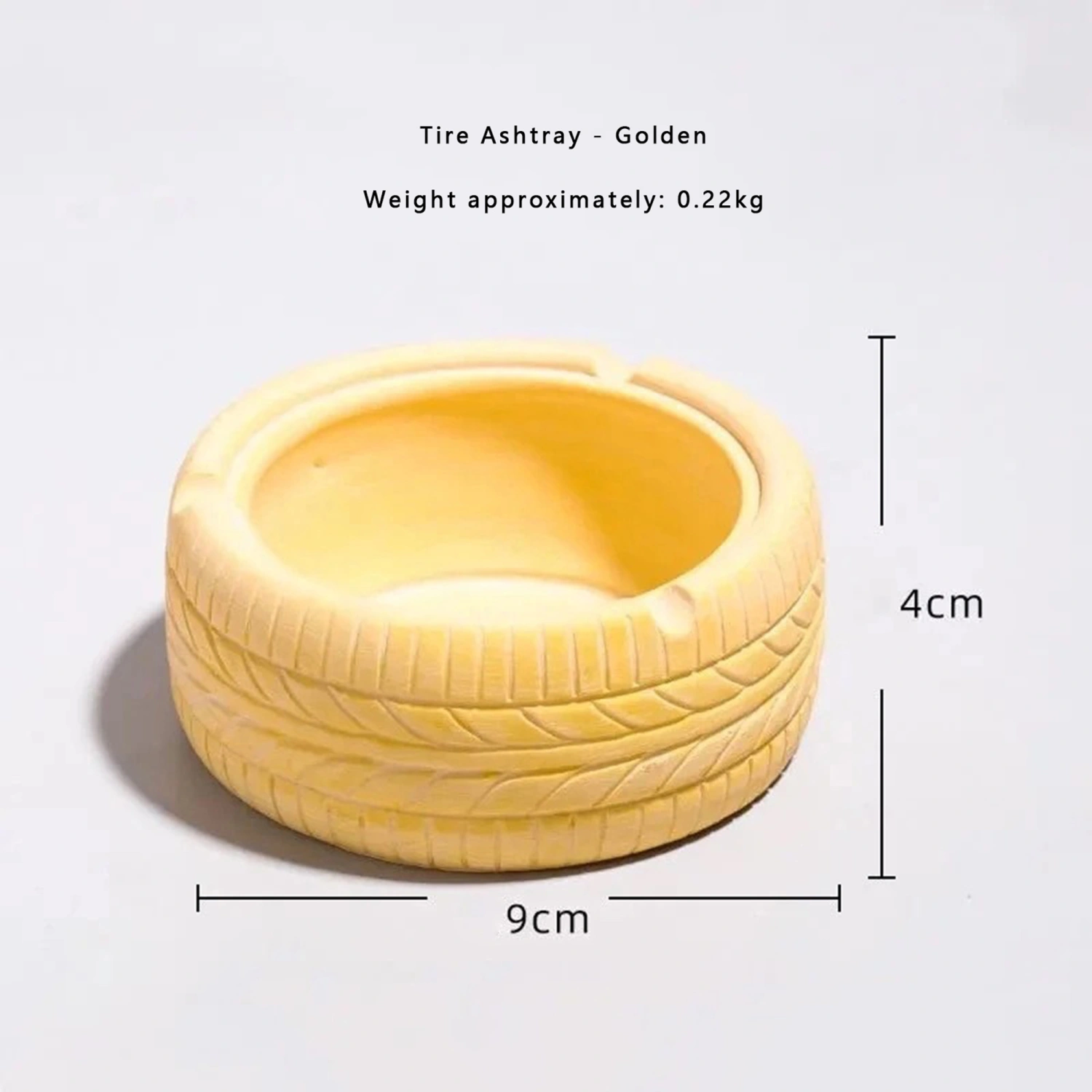 Tire Ashtray, Funny Home Ashtray Desktop Decor Party Favor Present