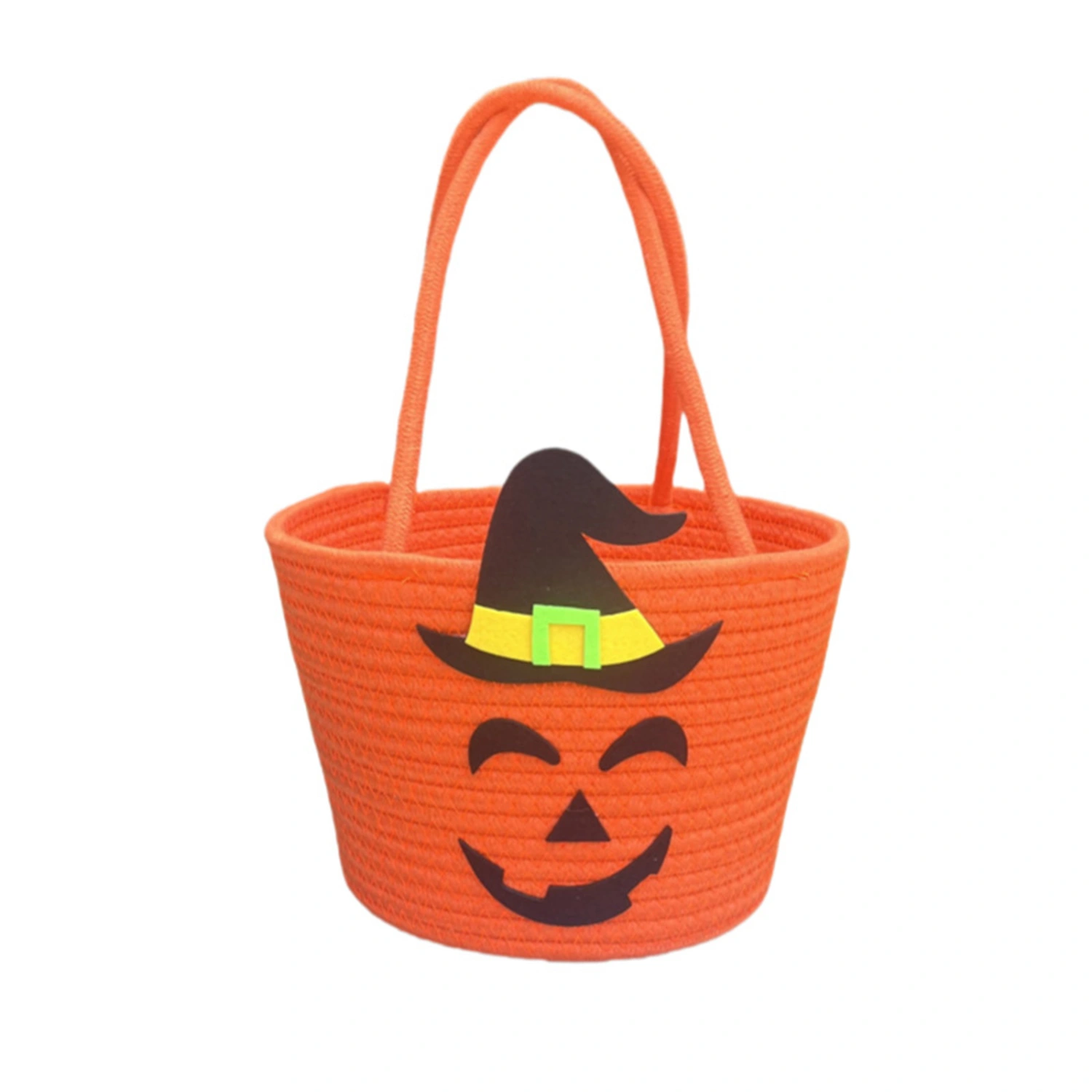 Halloween Candy Buckets Handmade Woven Buckets Candy Holder Treat Bag