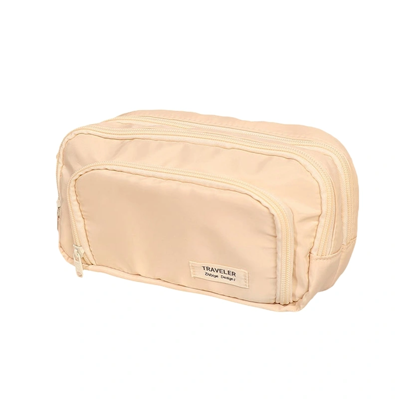 Pencil Case, Large Capacity Portable Zipper Closure Pencil Bag