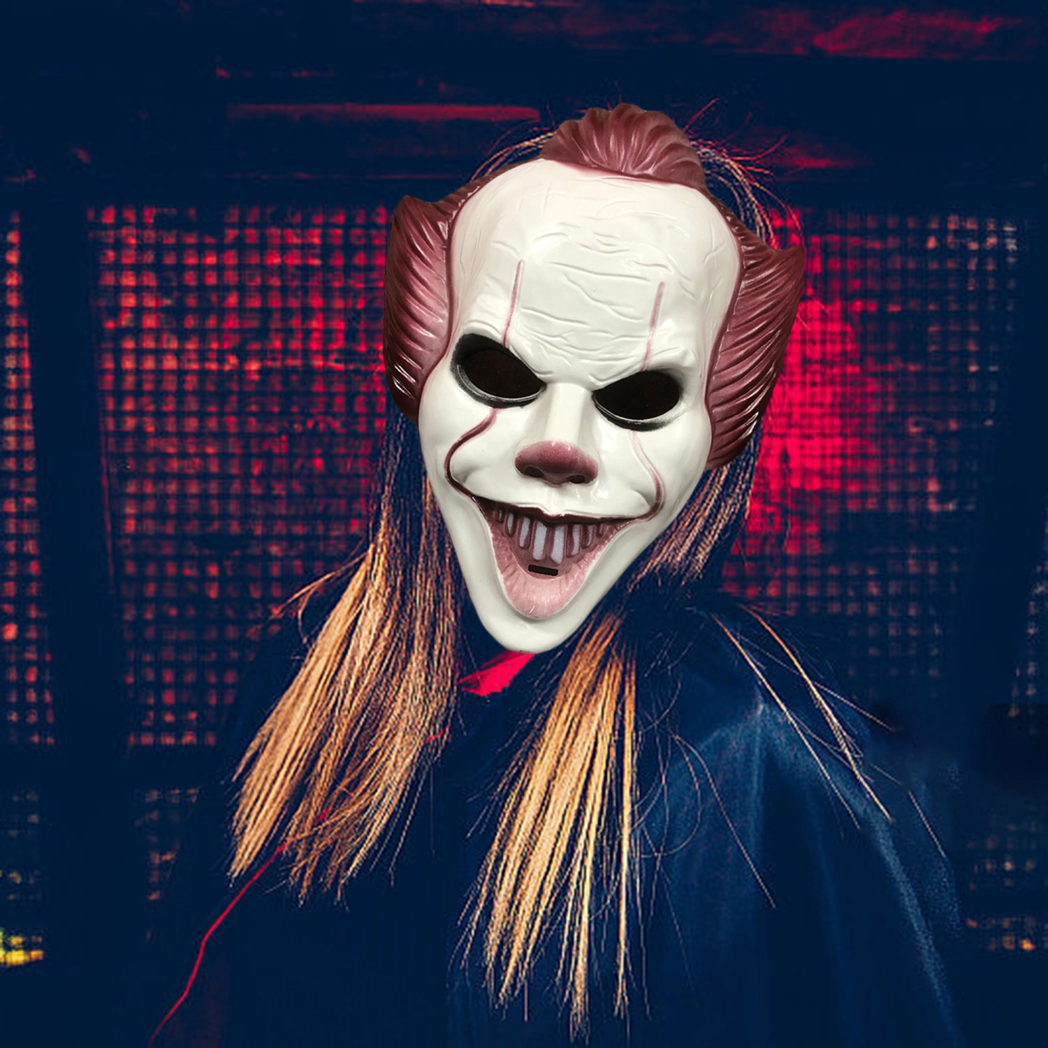 Halloween Clown Facewear Cosplay Costume Portable Face Covering