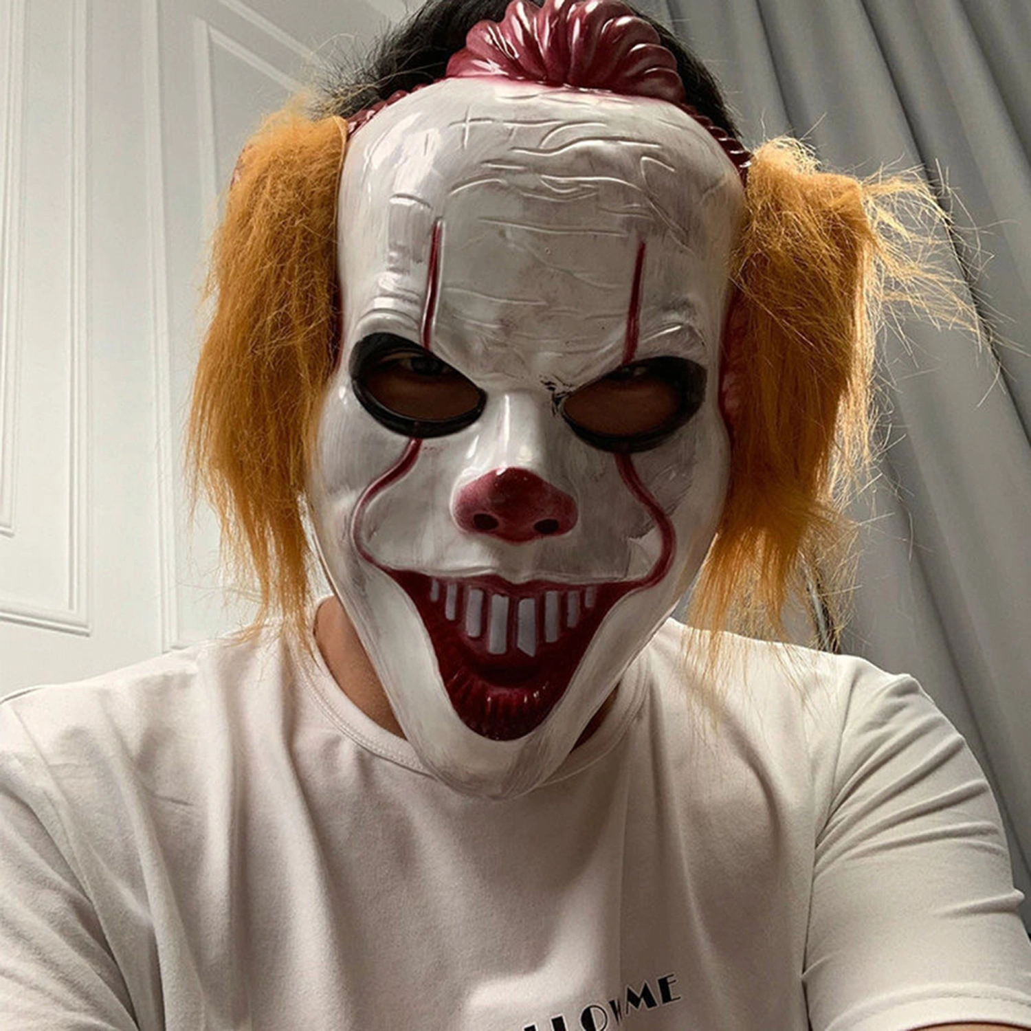 Halloween Clown Facewear Cosplay Costume Portable Face Covering