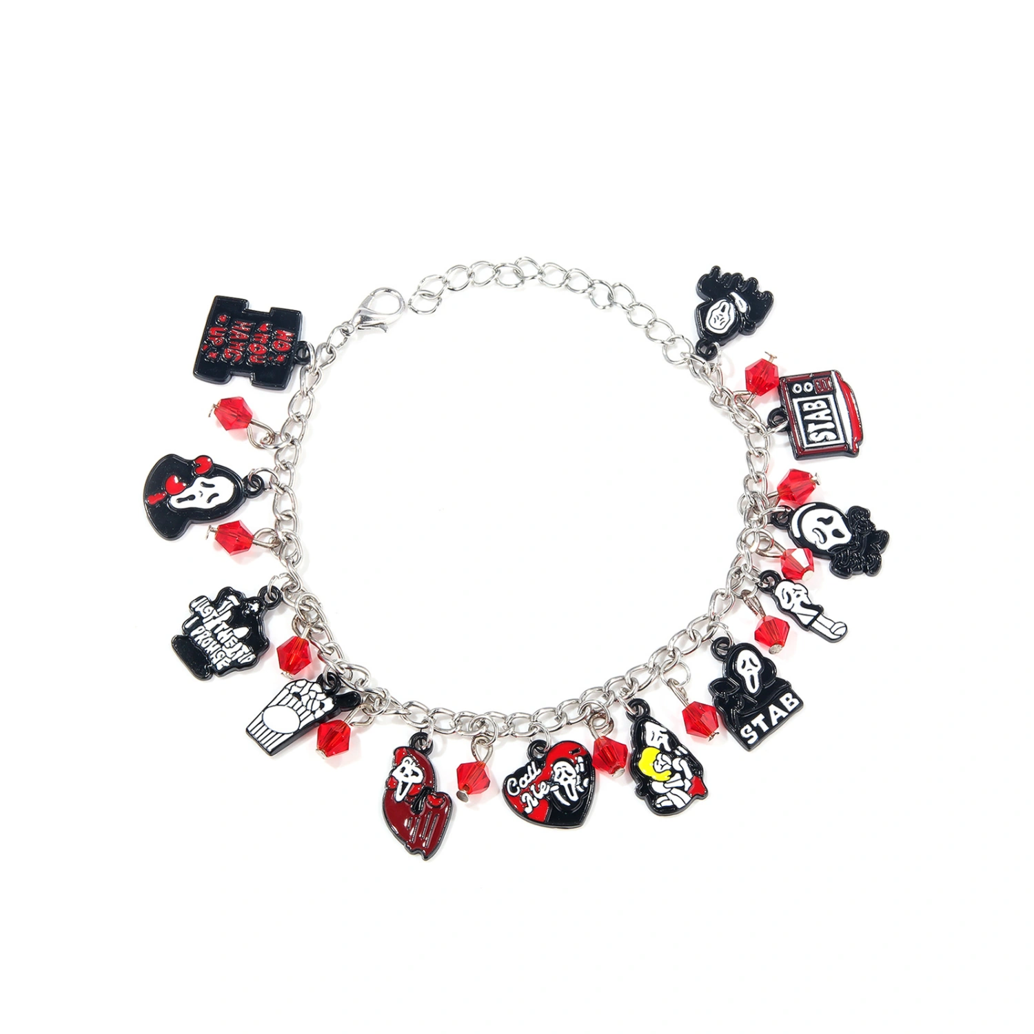 Halloween Bracelet Horror Grim Reaper Charm Bracelet Link Anklet