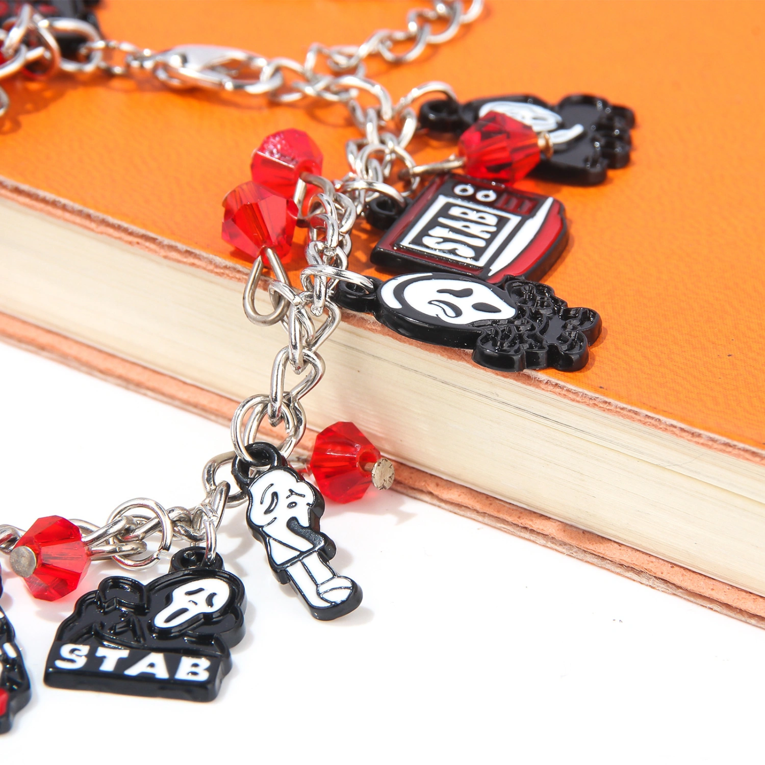 Halloween Bracelet Horror Grim Reaper Charm Bracelet Link Anklet