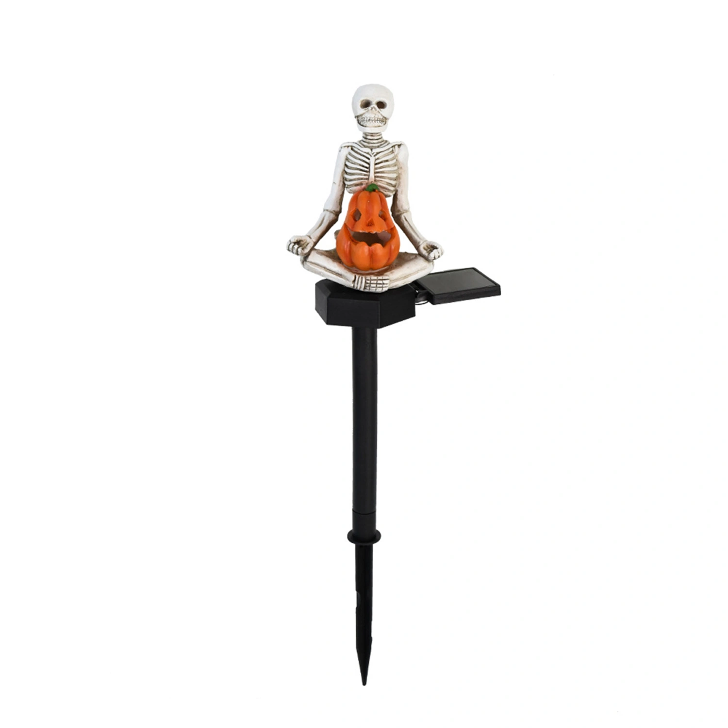 Halloween Pathway Solar Lights Outdoor Yoga Skeleton Stake Lights