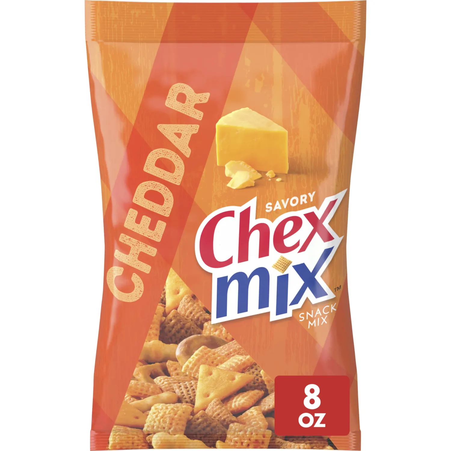 Chex Mix Cheddar Savory Snack Mix, 8 oz