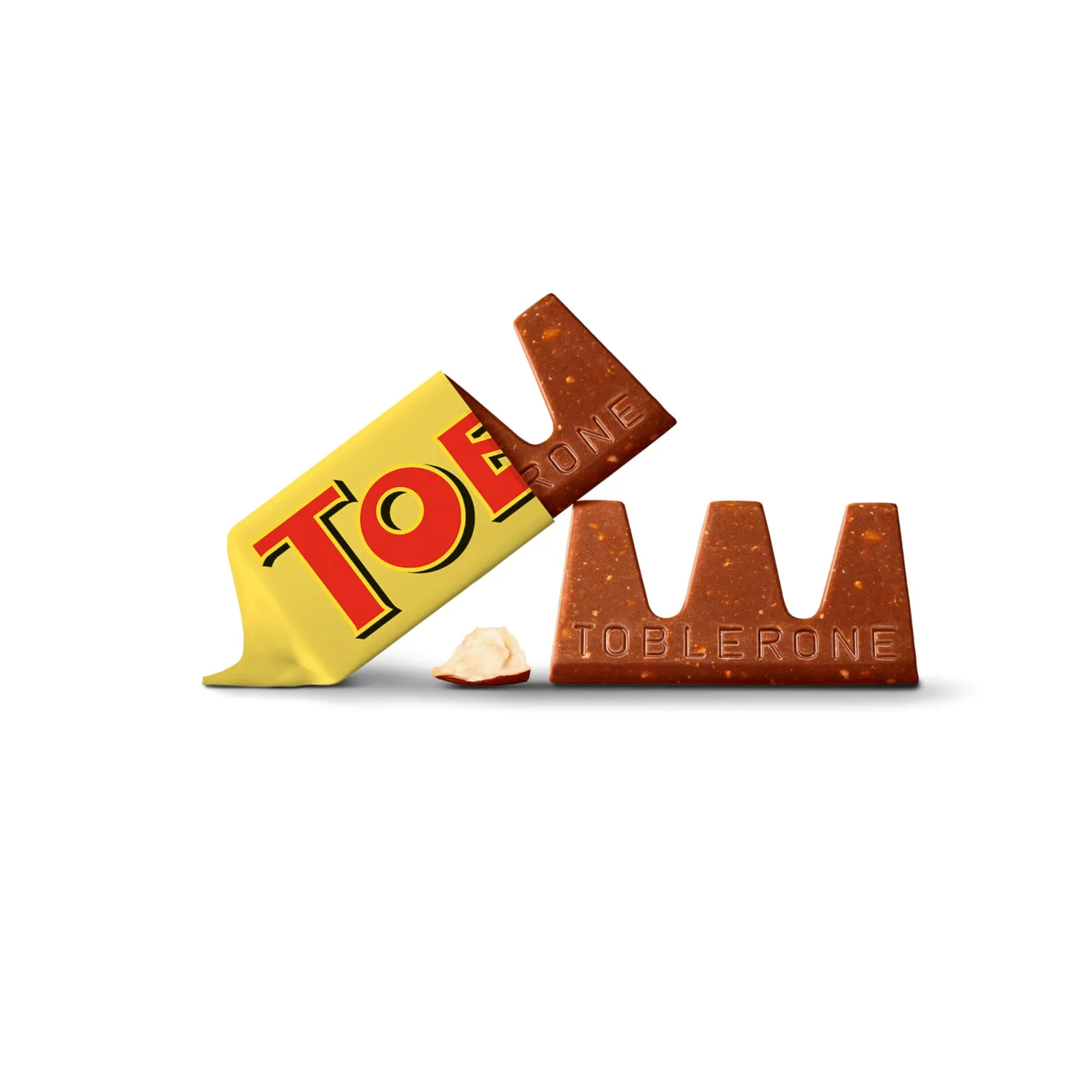 Toblerone Tiny Milk Chocolate Bars with Honey and Almond Nougat, 8.46 oz (30 Pieces)