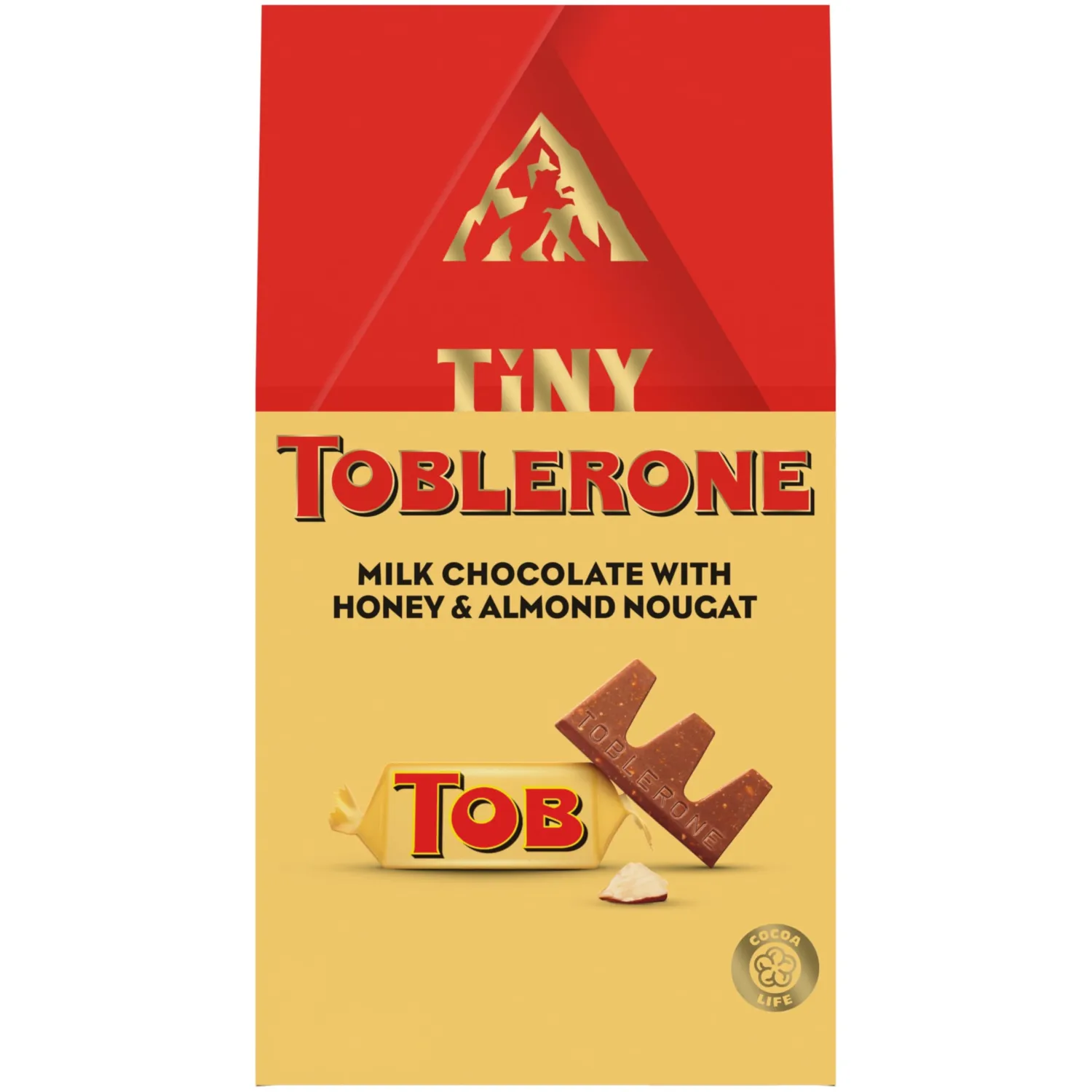 Toblerone Tiny Milk Chocolate Bars with Honey and Almond Nougat, 8.46 oz (30 Pieces)