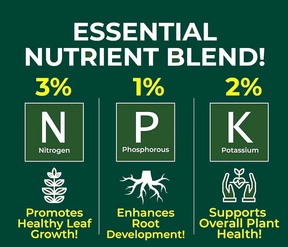 Premium Liquid Money Tree Plant Fertilizer - 3-1-2 Concentrate for Indoor Plants and Flowers by Gardenera | Organic Plant Food for Money Tree - 8oz