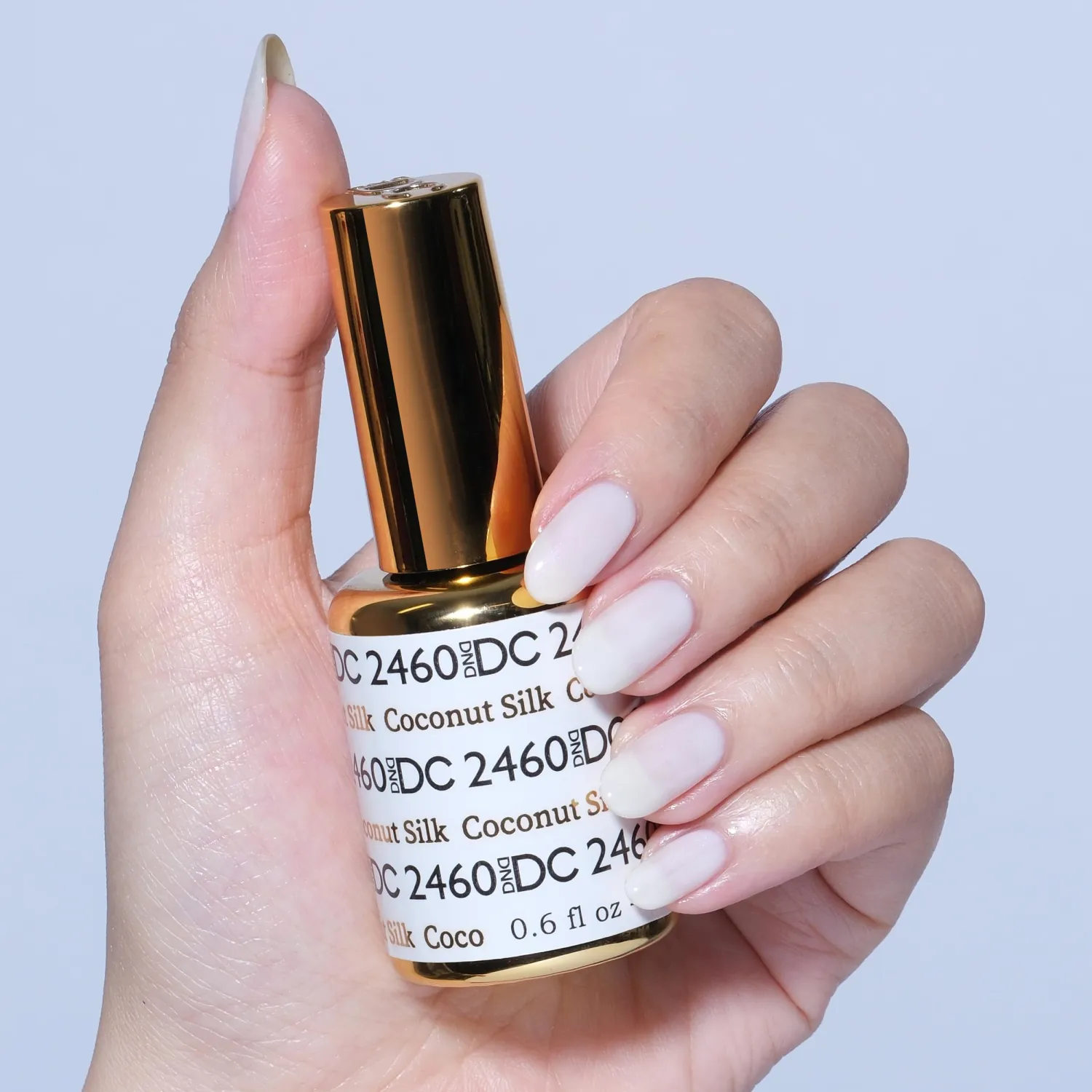 DND DC Gel Polish Set, Sheer Collection, UV Gel Polish and Air Dry Nail Lacquer, Matching Chip-Free Polish Duo, 0.5 Fl Oz Each