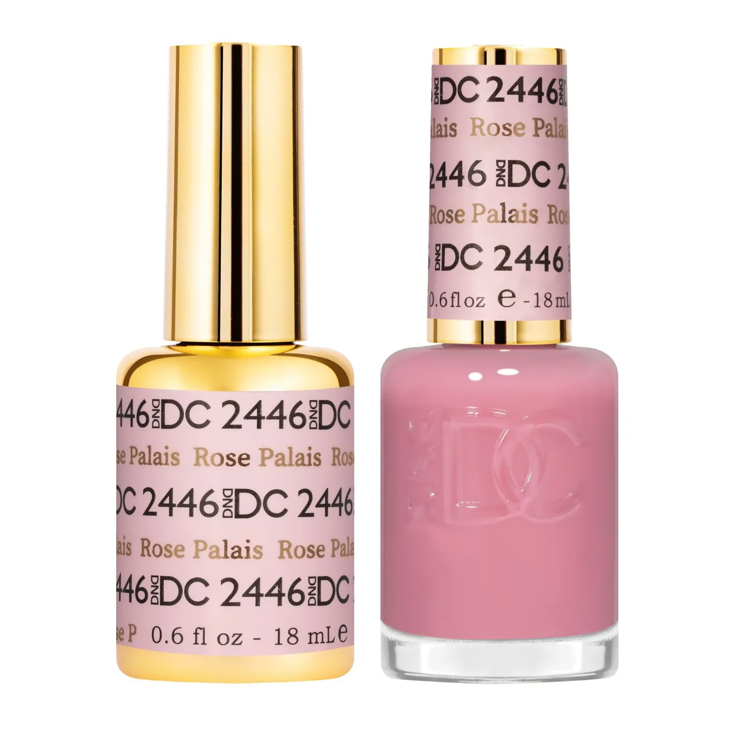 DND DC Gel Polish Set, Sheer Collection, UV Gel Polish and Air Dry Nail Lacquer, Matching Chip-Free Polish Duo, 0.5 Fl Oz Each