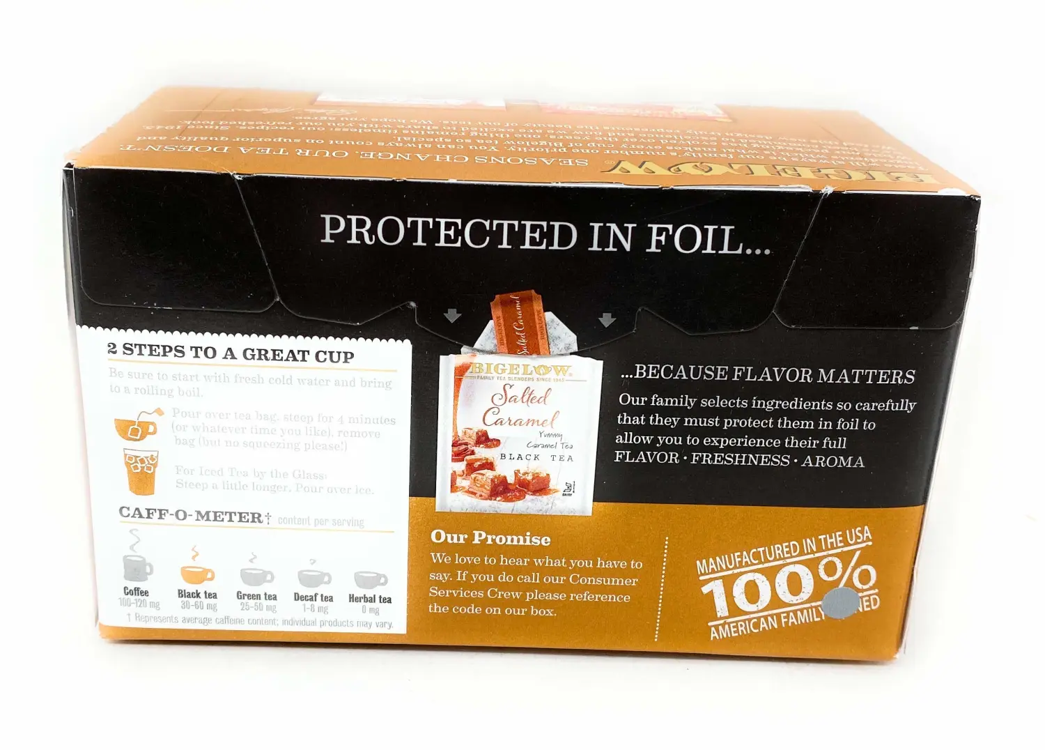 Bigelow Salted Caramel Black Tea 1.56 oz. 18 bags (pack of 3)
