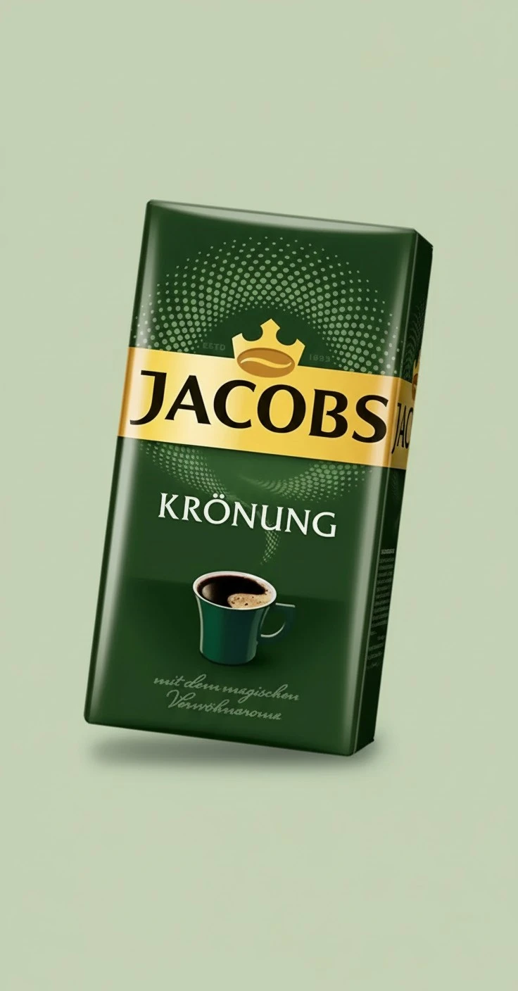 Jacobs Kronung Ground Coffee 500 Gram / 17.6 Ounce (Pack of 12)