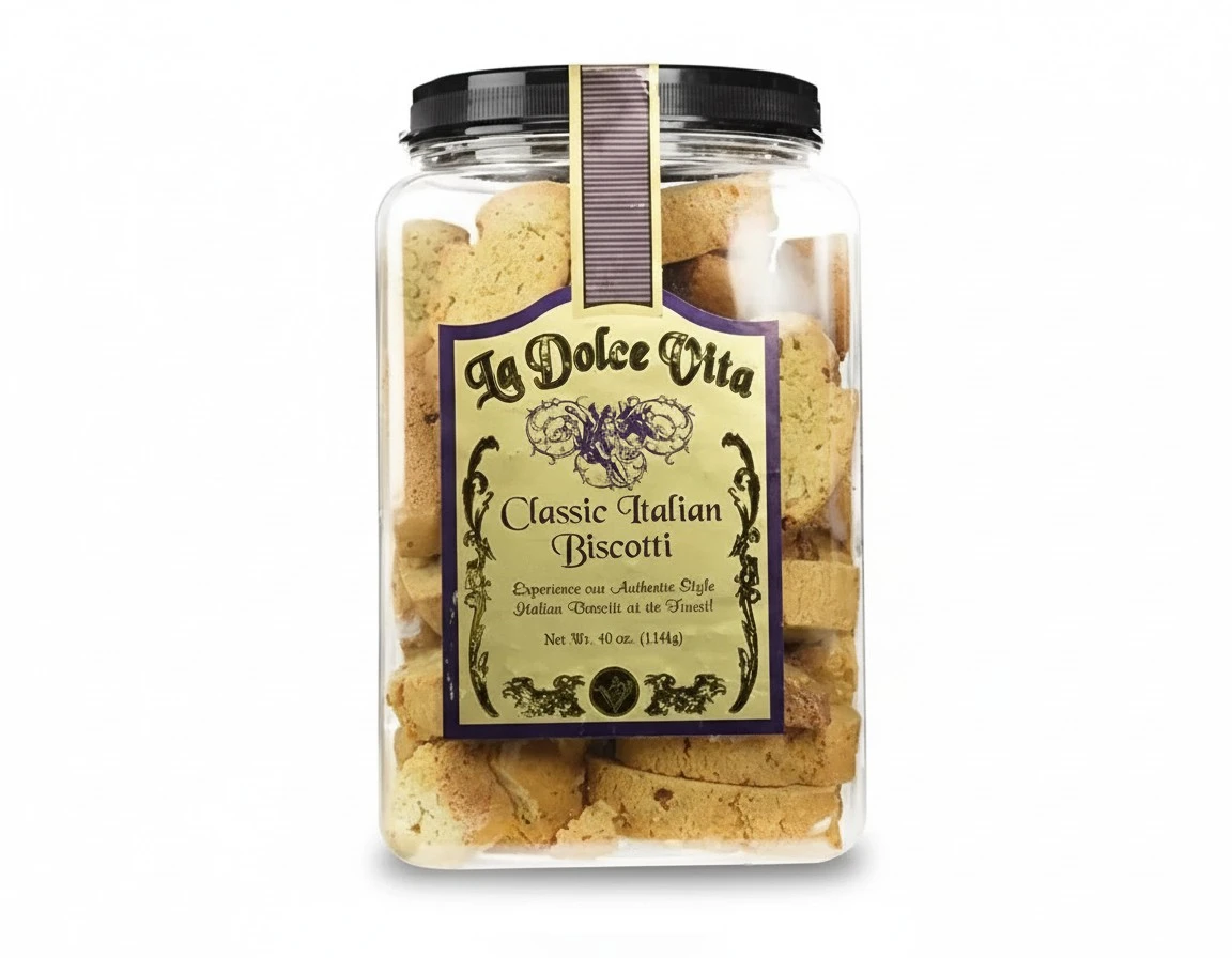 La Dolce Vita Classic Italian Biscotti Almond, 40 Ounce (Pack of 2)