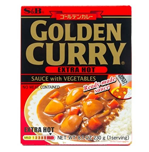 S&B Golden Curry Extra Hot, 8.10 oz (Pack of 1)