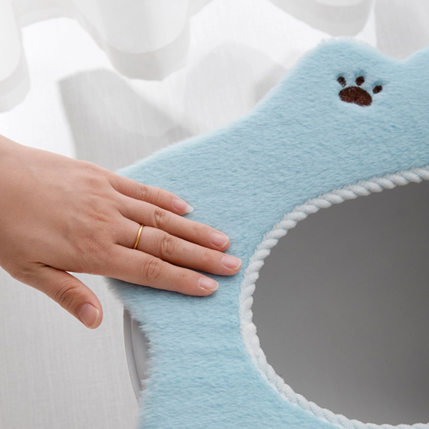 Soft Toilet Seat Cover Cute Cartoon Toilet Seat Warmer Cushion 