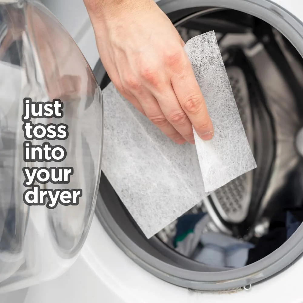 Dryer Sheets: Free & Clear Unscented Laundry Fabric Softener Sheets - Reduces Wrinkles - Controls Static - Softens Fabric (240 Count)