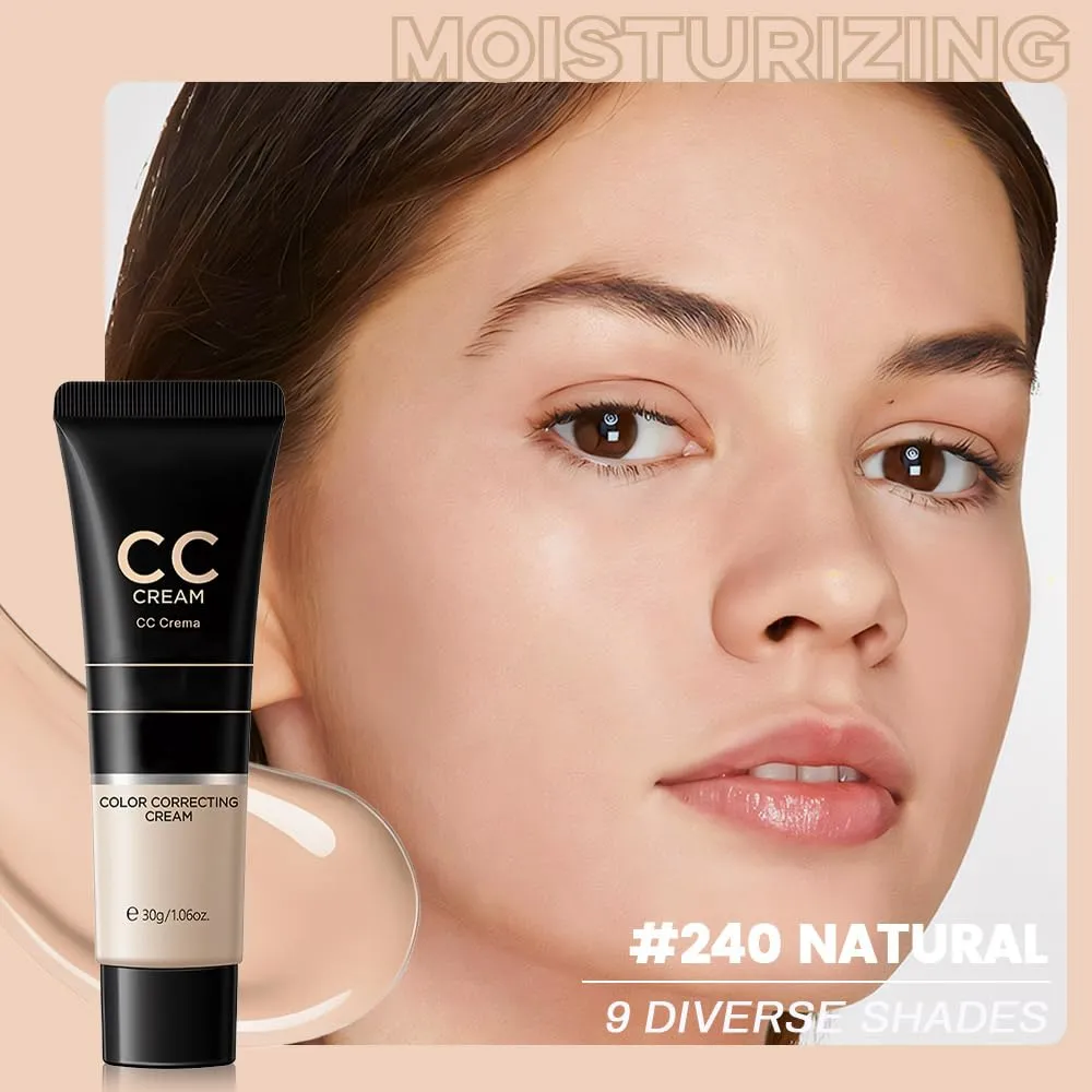 Face Matte Makeup Foundation,Oil Continuous Correction Control Liquid Foundation for Women,Longwear Buildable Full Coverage Foundation Makeup & Color Corrector,Oil-Free,Nude Natural Finish