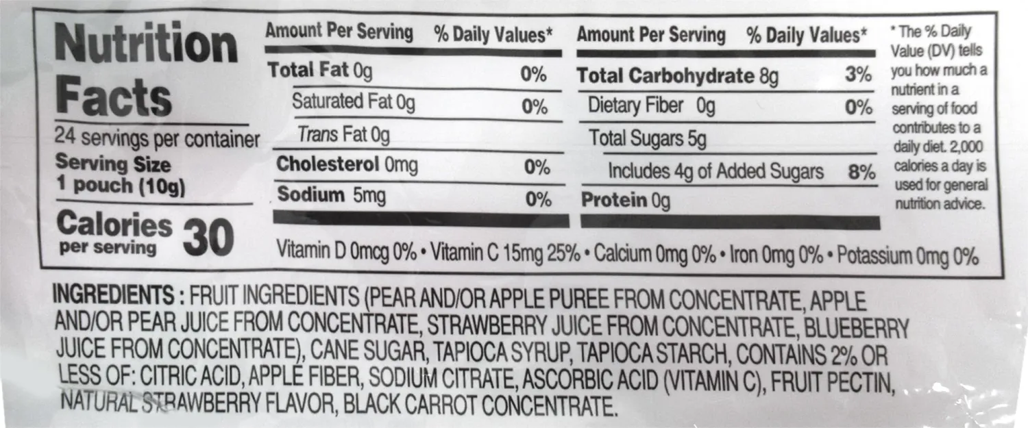 Shefa Strawberry Fruit Sticks, (24 Count) | Real Fruit Snacks | Individually Wrapped | Free of Artificial Colors, Dyes or Flavors, Corn Syrup, Gluten, Nuts & Preservatives | Certified Kosher