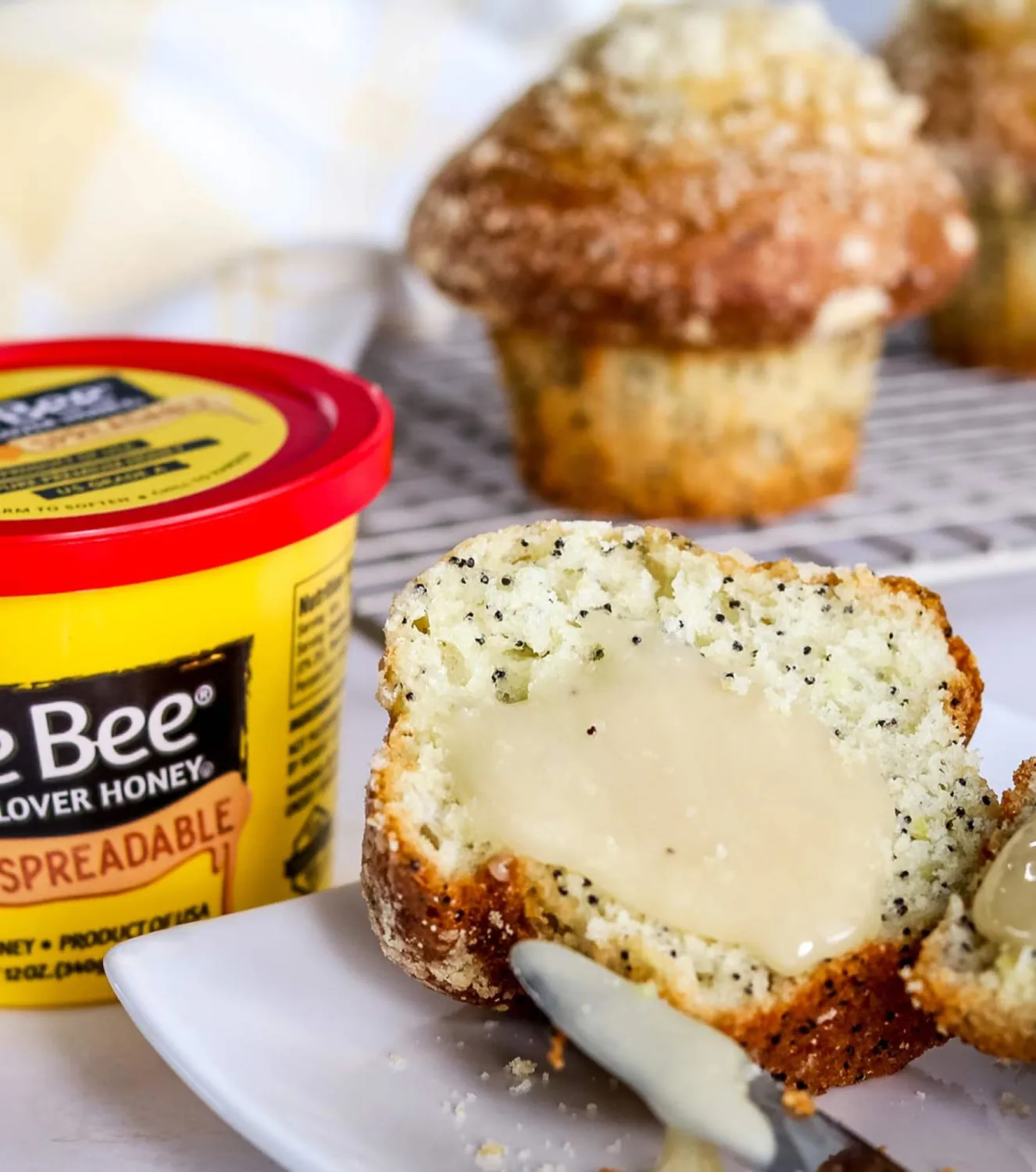 Sue Bee Spun Clover Honey 12 Oz (Pack of 2)