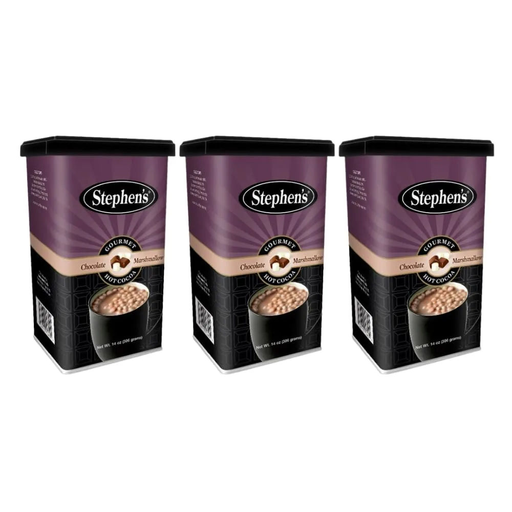 Stephen's Gourmet Hot Cocoa, Milk Chocolate Marshmallow, 14 OZ (Pack of 3)