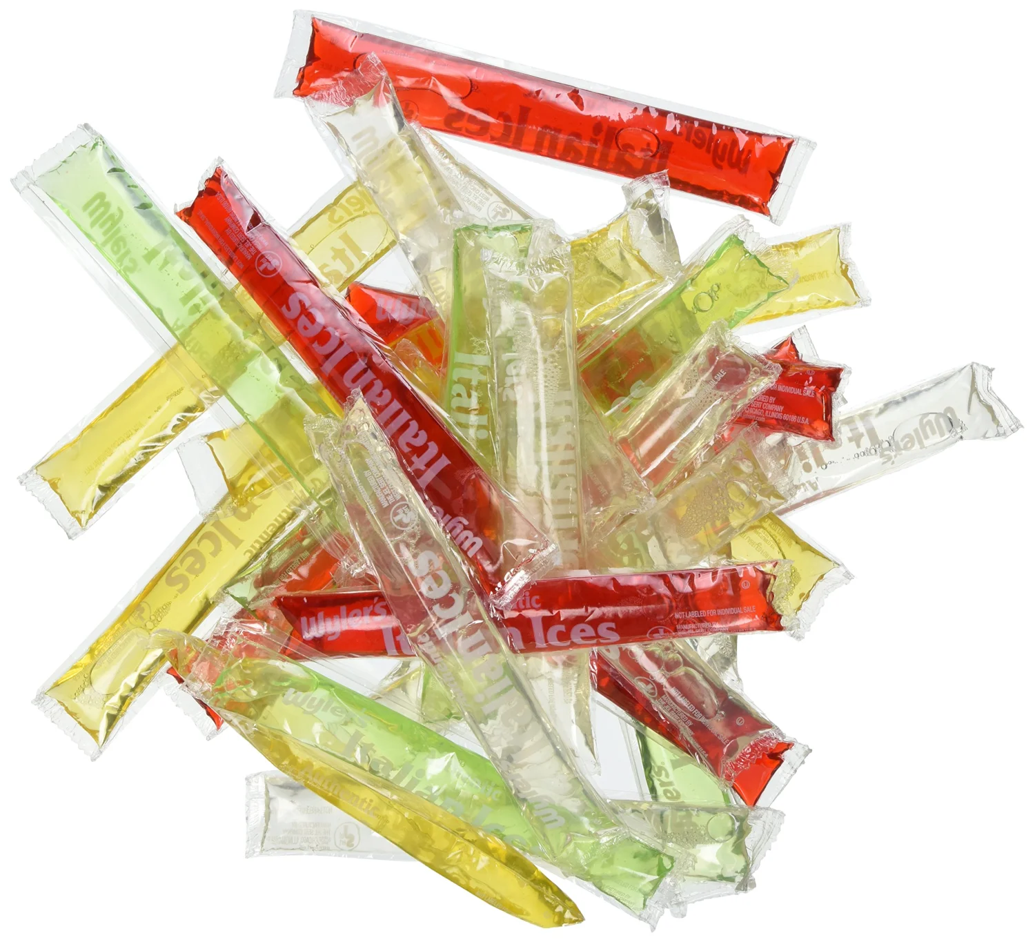 Wyler's Italian Ice Freezer Bar, 2 oz, 80 Count