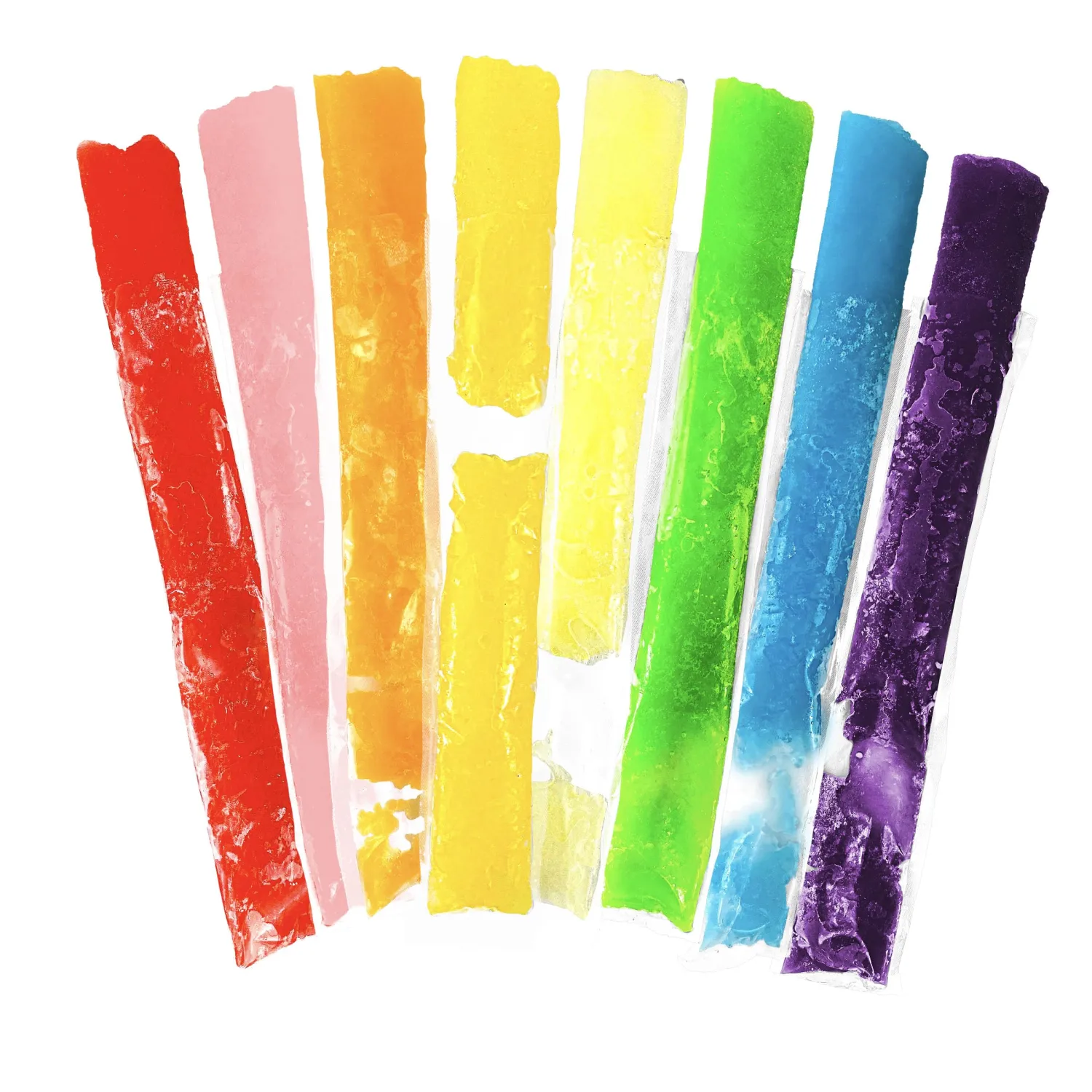 FunPops Frozen Ice Pops, 24-Fruit Flavored Freeze Pops, Frozen Summer Snack For All Ages, Low Calorie