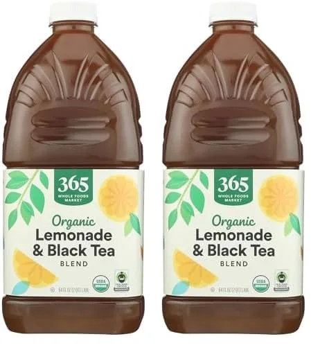 365 by Whole Foods Market, Organic Tea & Lemonade Blend, 64 Fl Oz (Pack of 2)