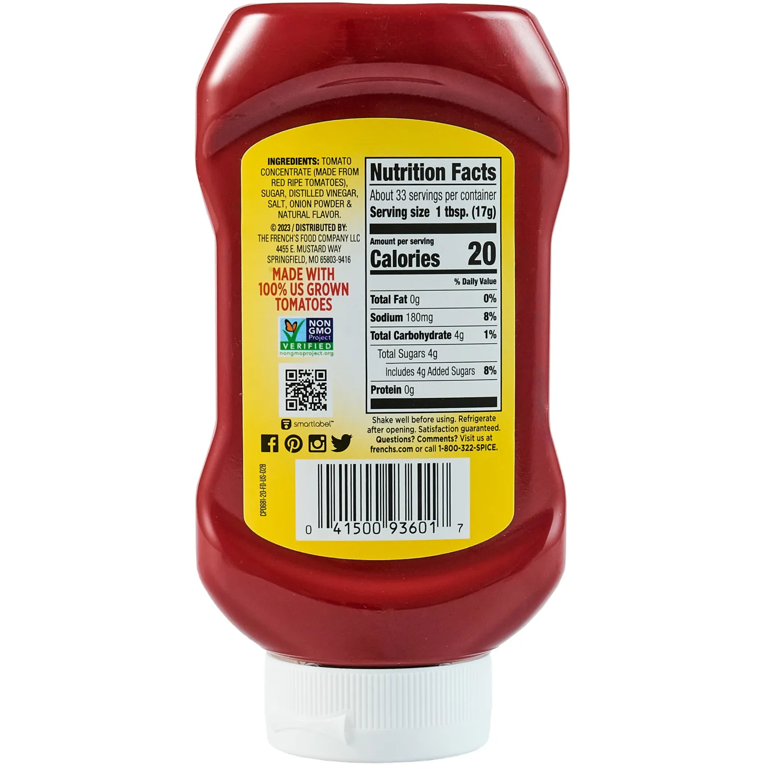 French's Tomato Ketchup, 20 oz