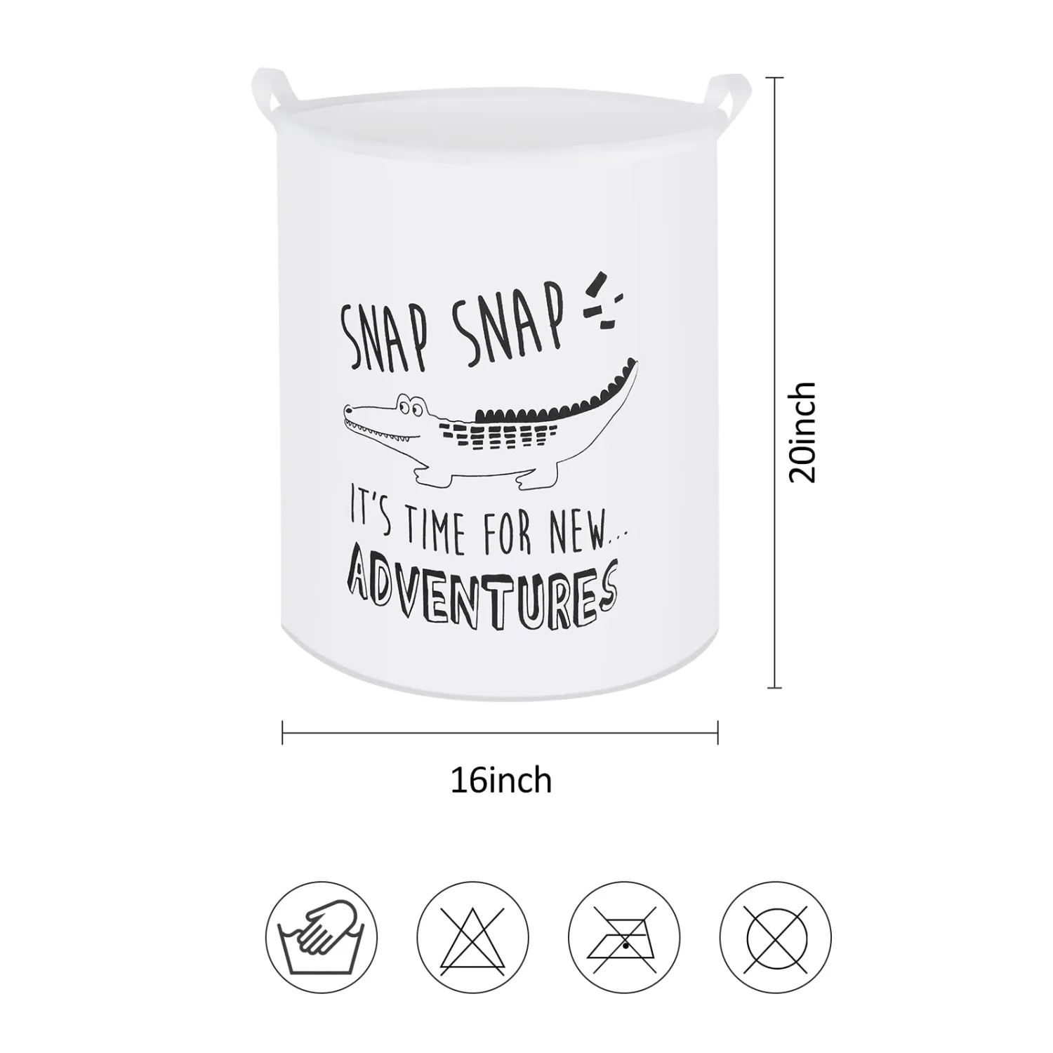 Collapsible Laundry Basket in Bedroom Waterproof Laundry Hamper in Bathroom Large Laundry Bag in College Dormitory Cloakroom Livingroom Nursery Organizer Toy Bin