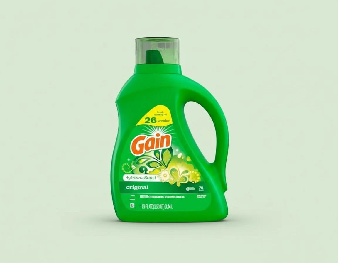 Gain + Aroma Boost Liquid Laundry Detergent, Original Scent, 78 Loads, 113 fl oz, HE Compatible (Pack of 2)